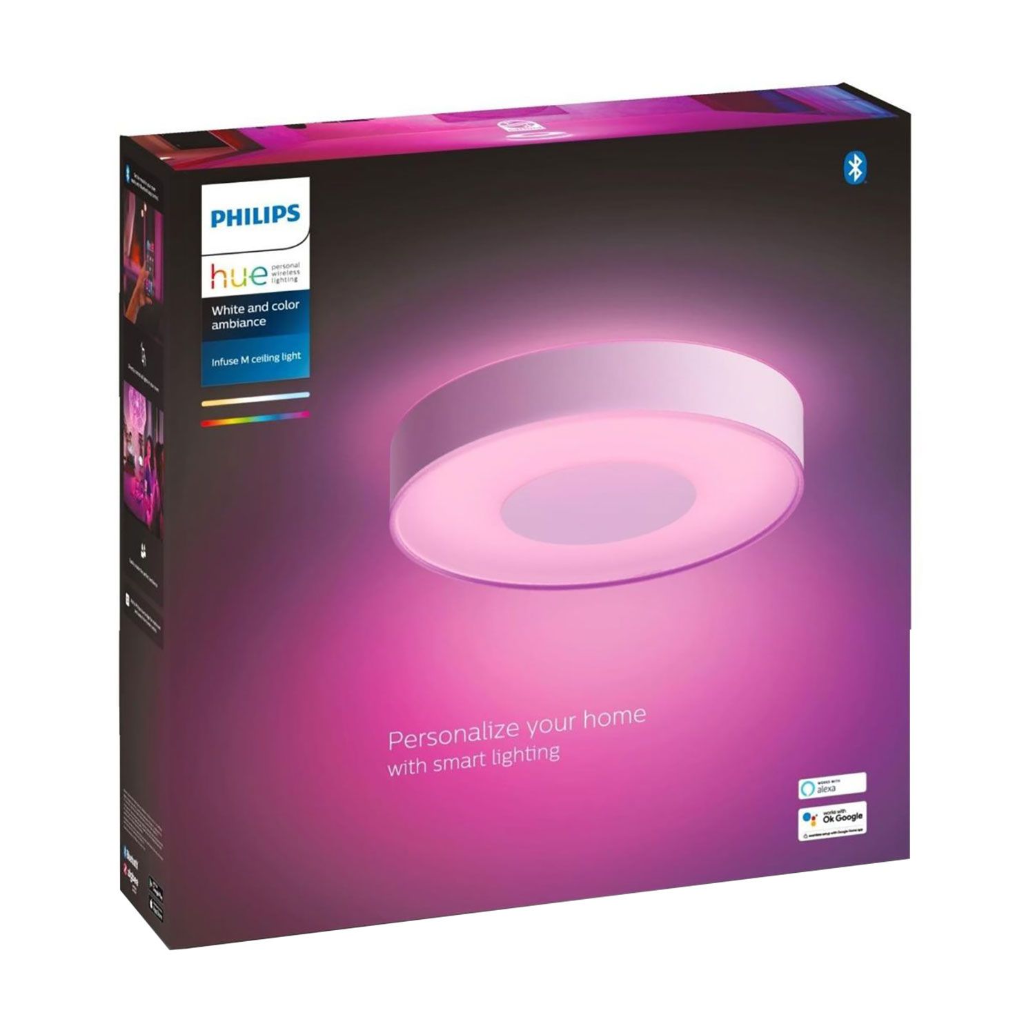 Philips Hue Infuse L Ceiling Lamp Black