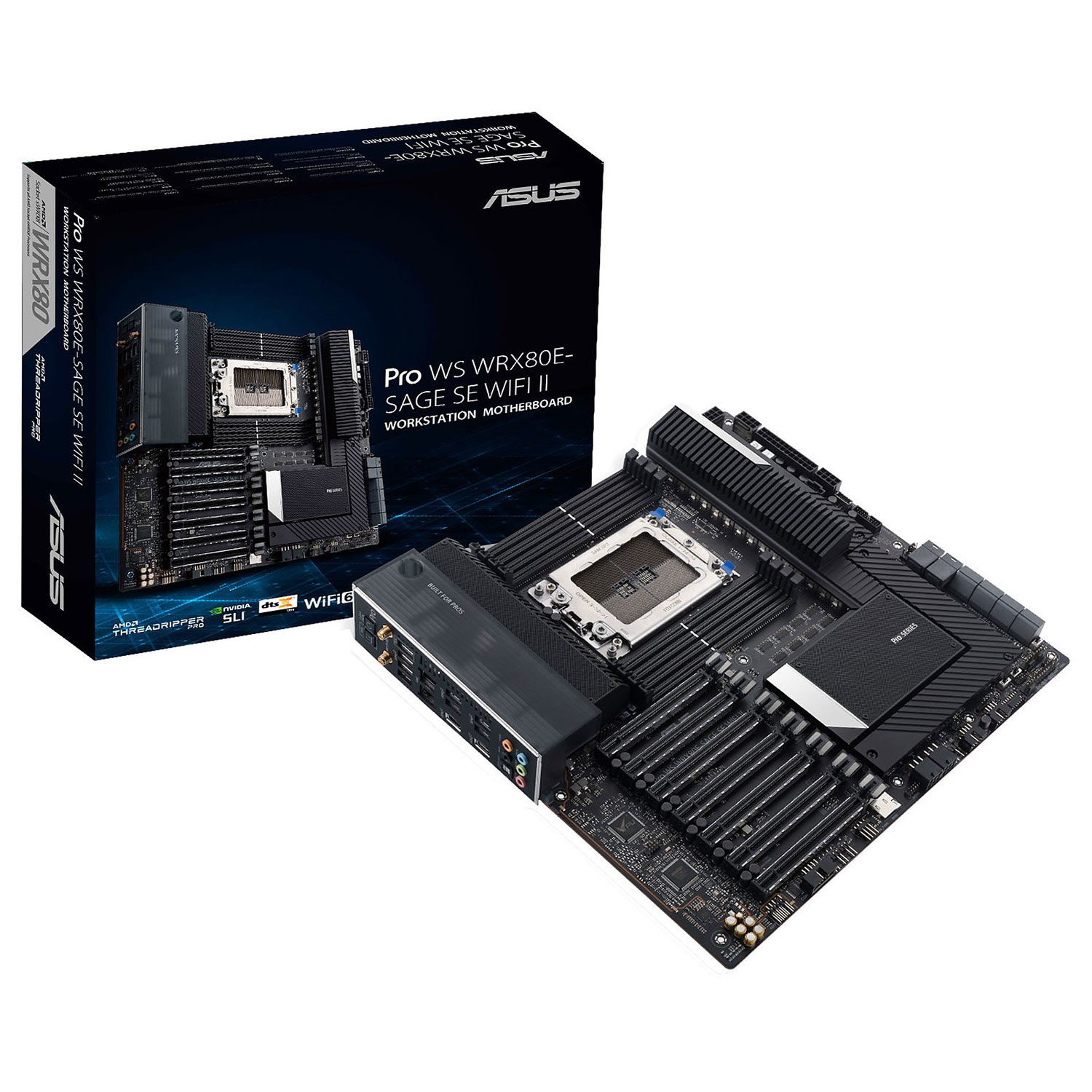 Asus Motherboard PRO WS WRX80E-SAGE SE WIFI II (WRX80/sWRX8/DDR4)