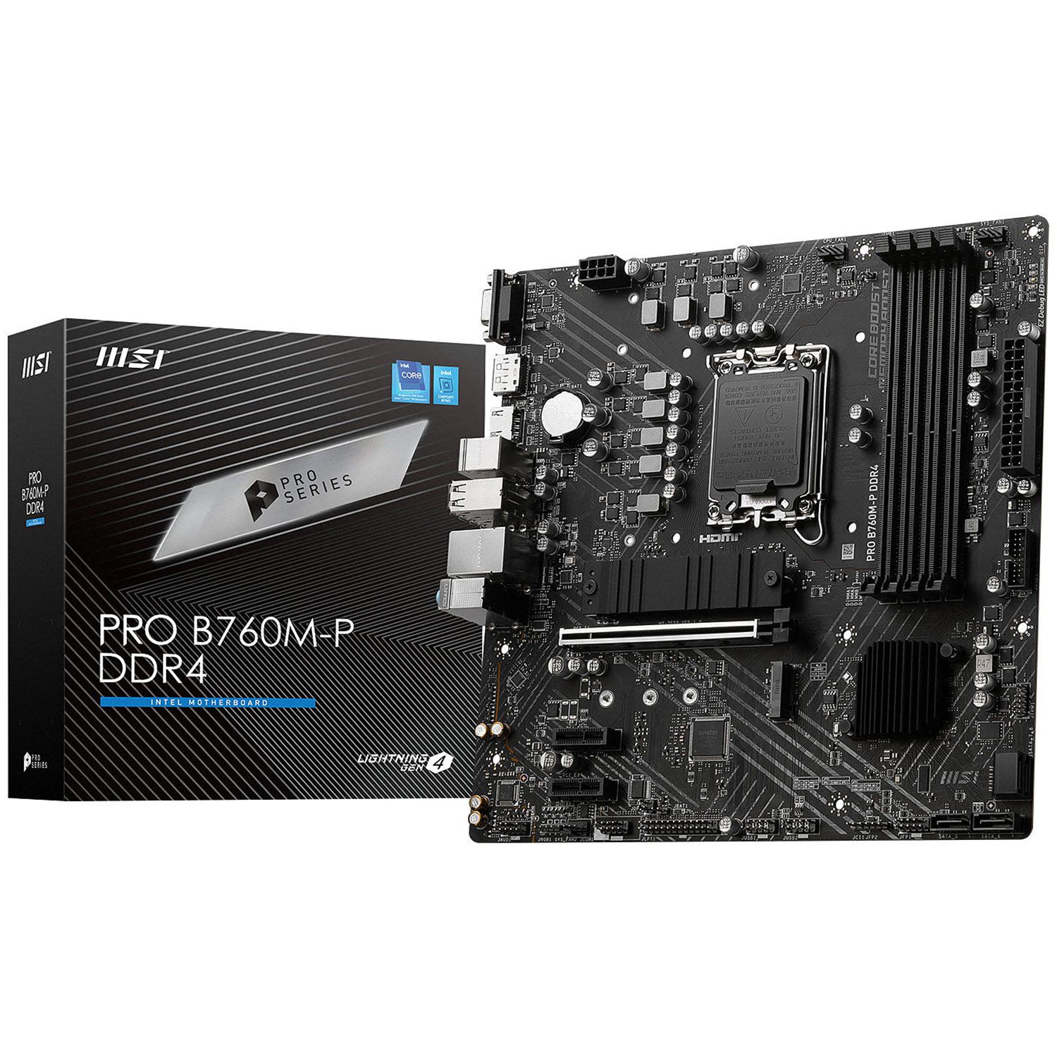 MSI Motherboard PRO B760M-P DDR4