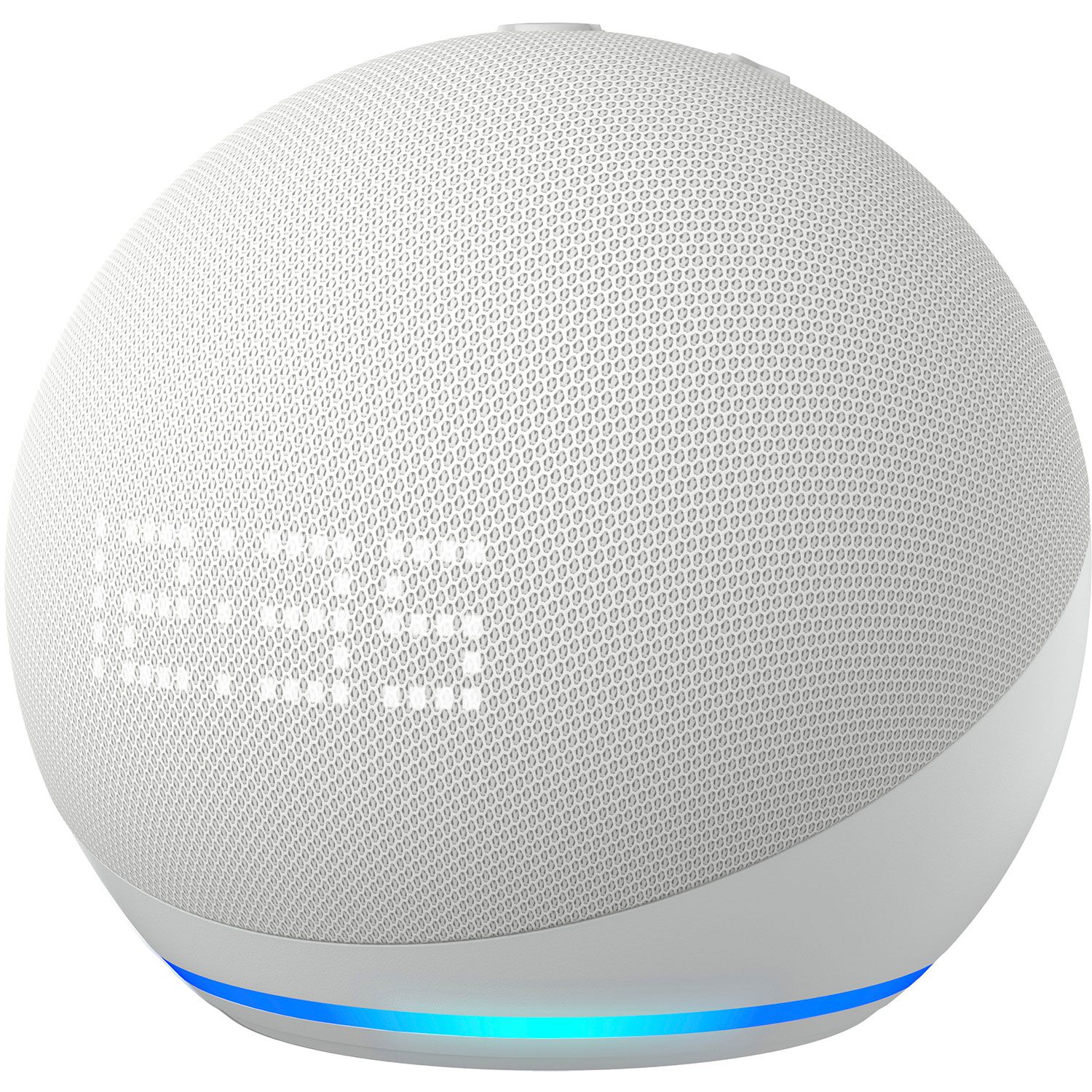 Amazon Echo Dot 5 Glacier White Clock