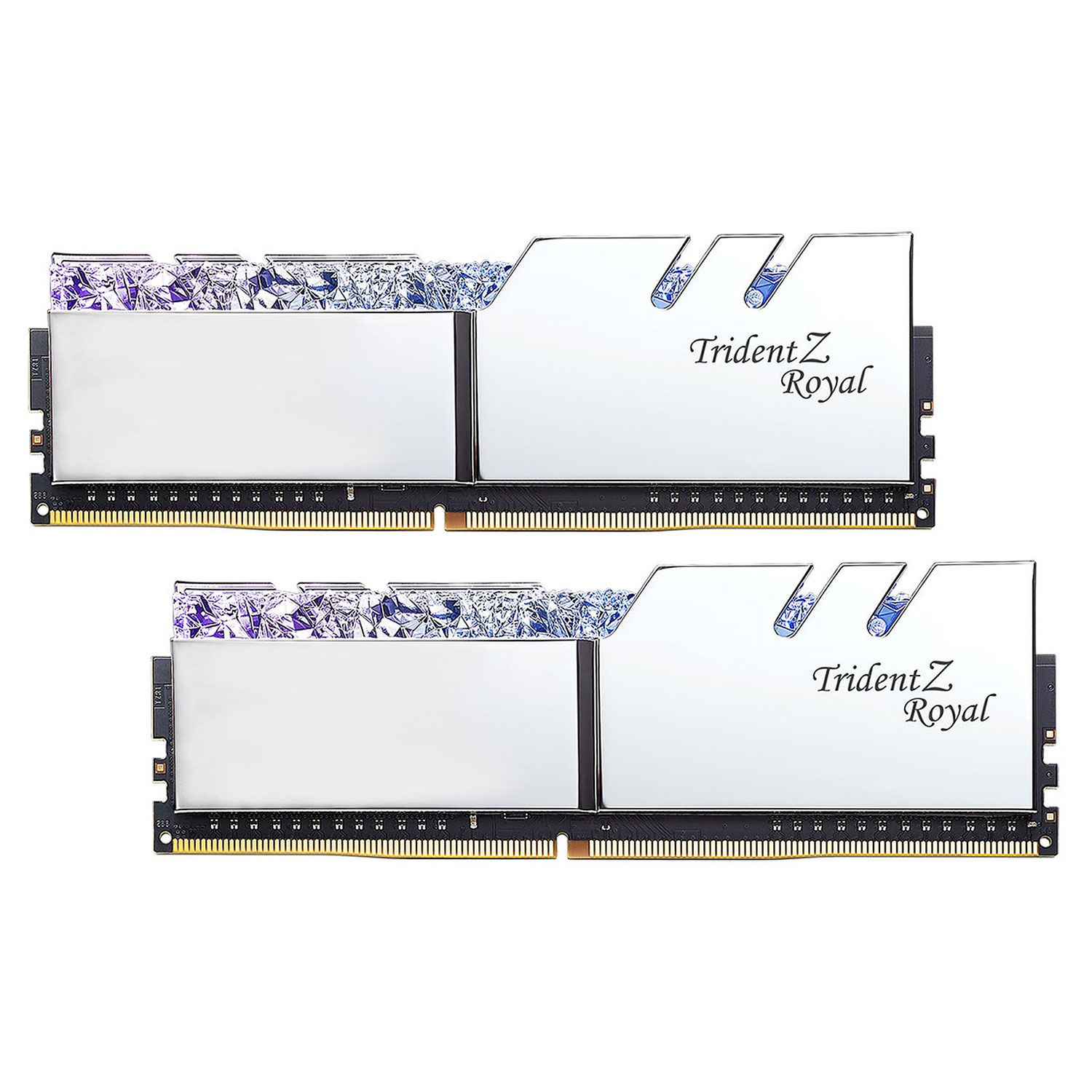 G.Skill Desktop RAM Trident Z Royal Silver 32GB Kit 3000 MHz DDR4