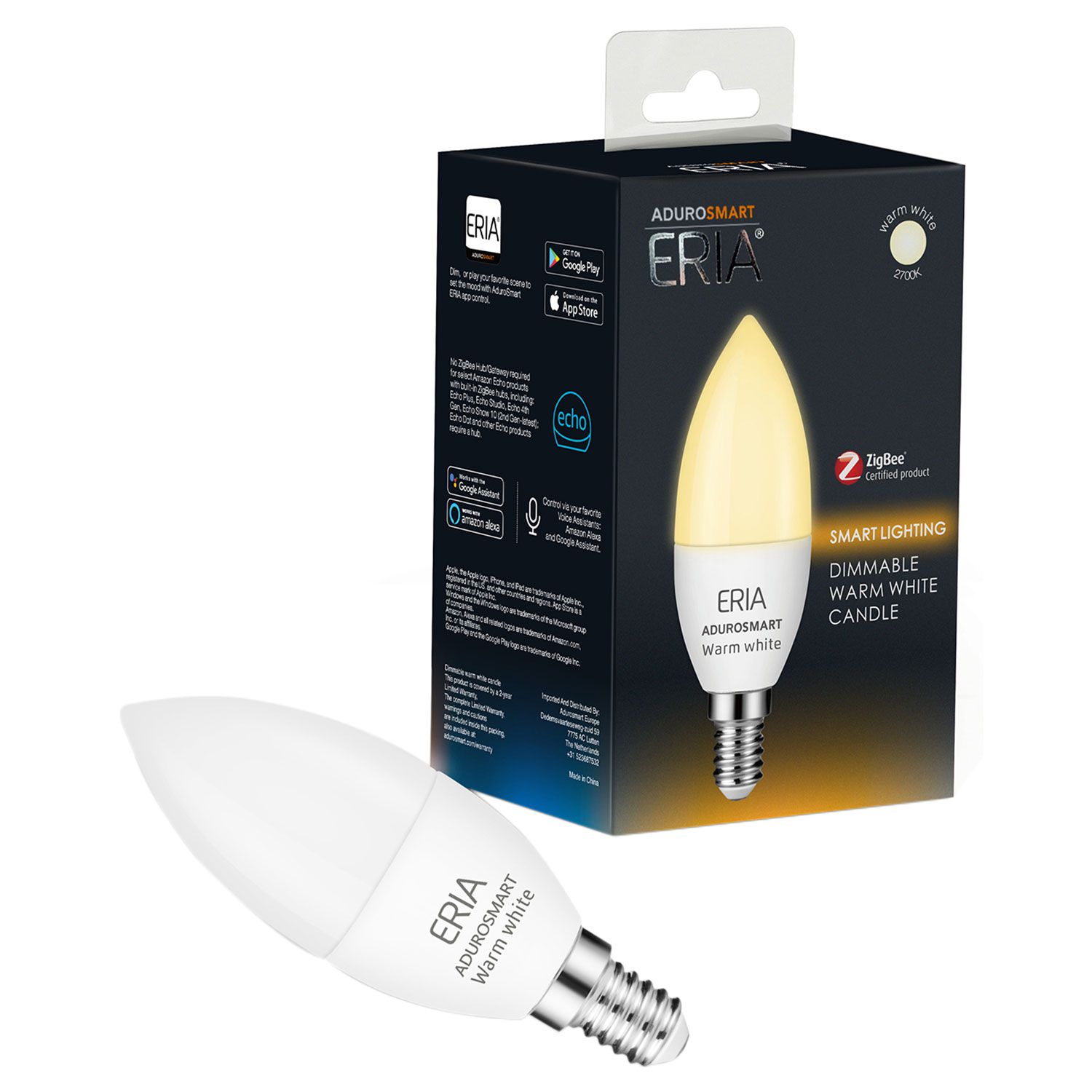 AduroSmart Zigbee E14 Warm White