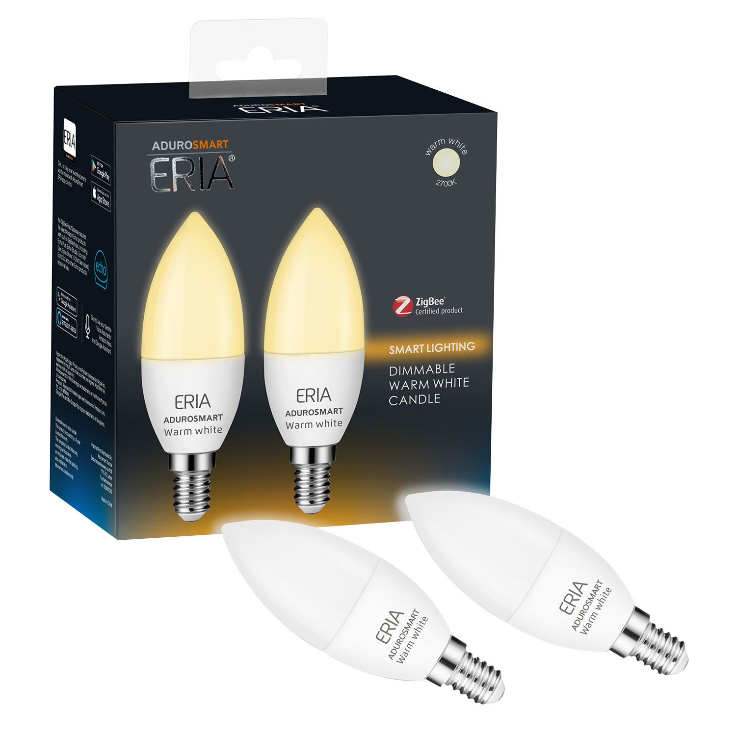 AduroSmart Zigbee E14 Warm White 2 Pack