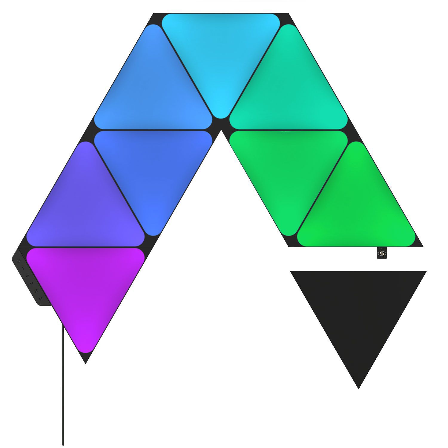 Nanoleaf Shapes Limited Edit. Black Triangles Starter Kit 9Pack