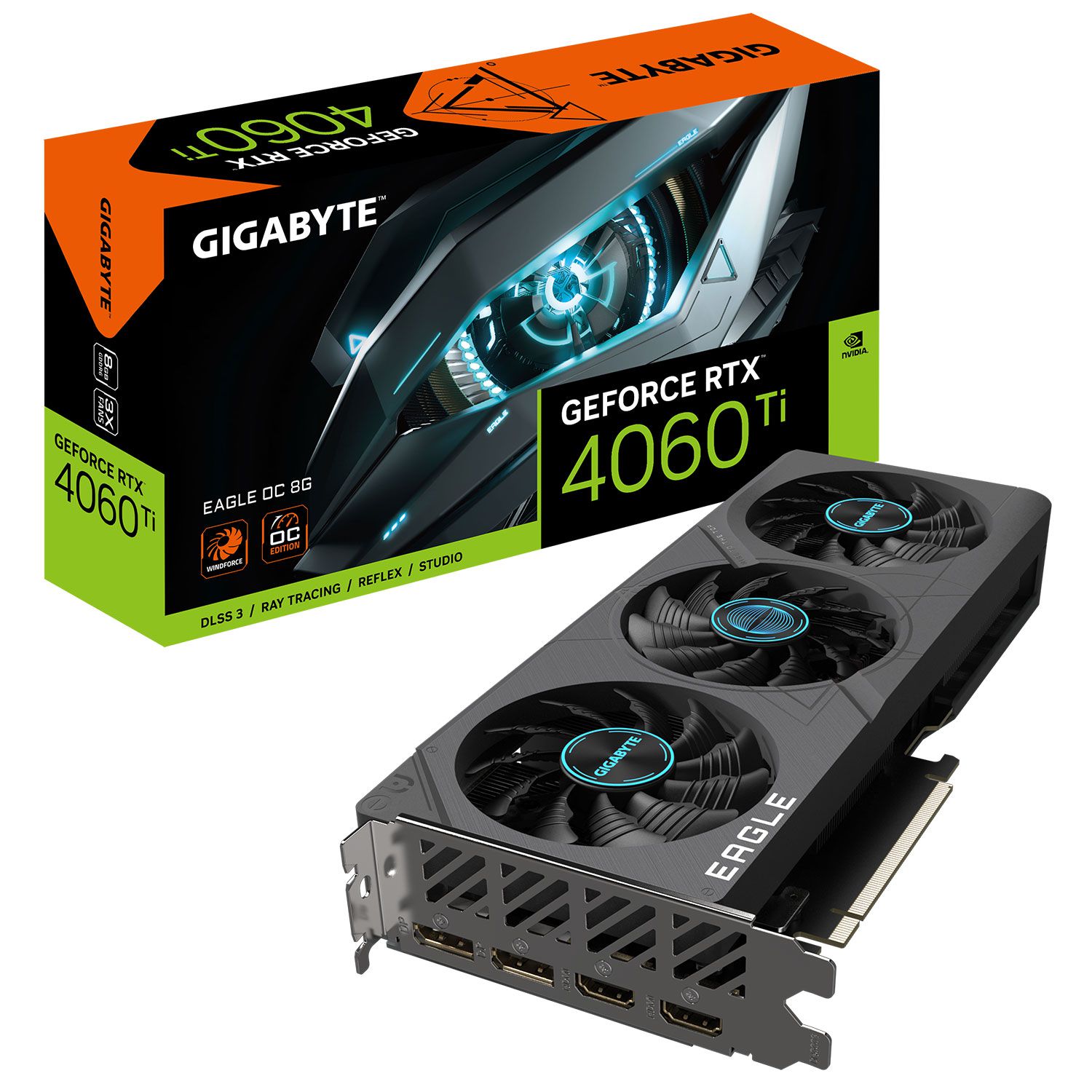 Gigabyte VGA GeForce RTX 4060 Ti EAGLE OC 8 GB