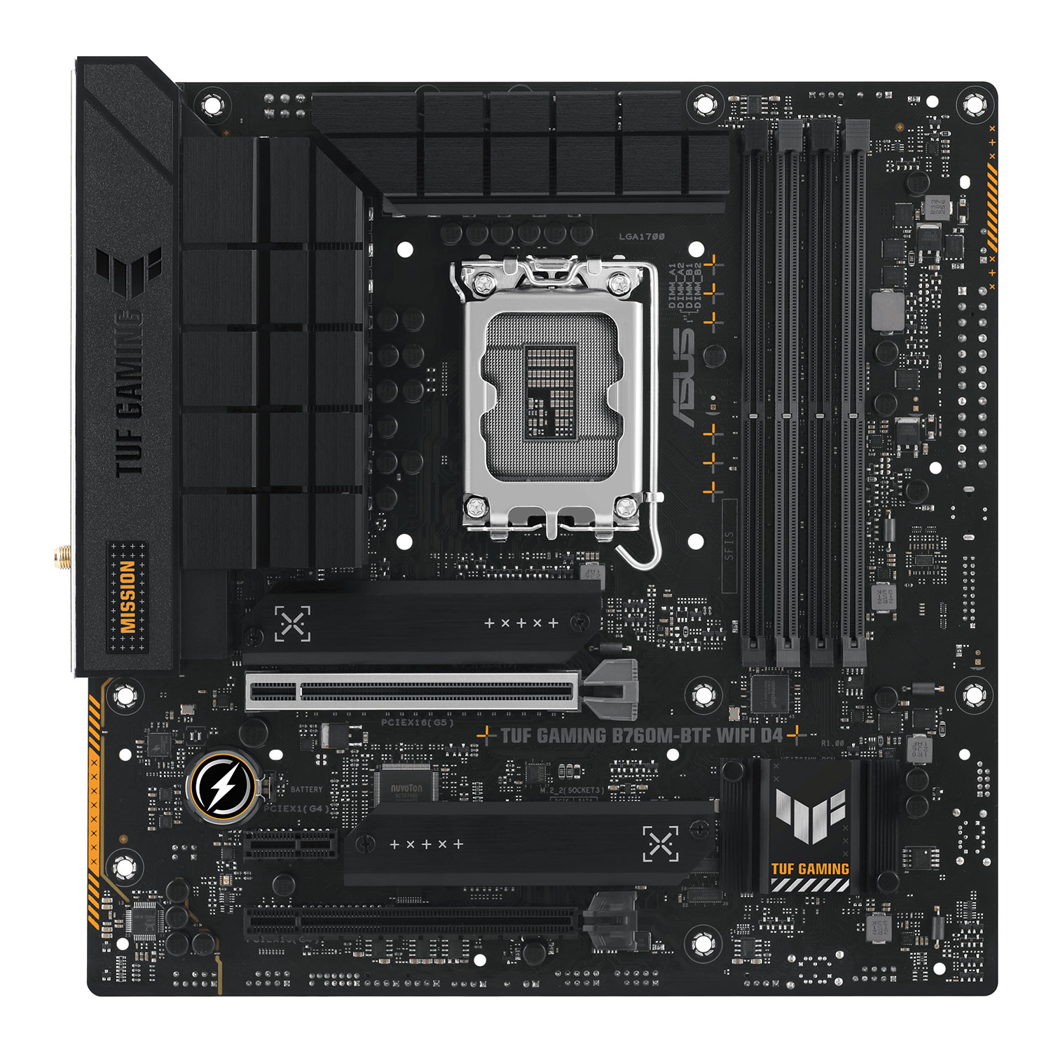 Asus Motherboard B760M TUF GAMING BTF WIFI D4 (Β760/1700/DDR4)