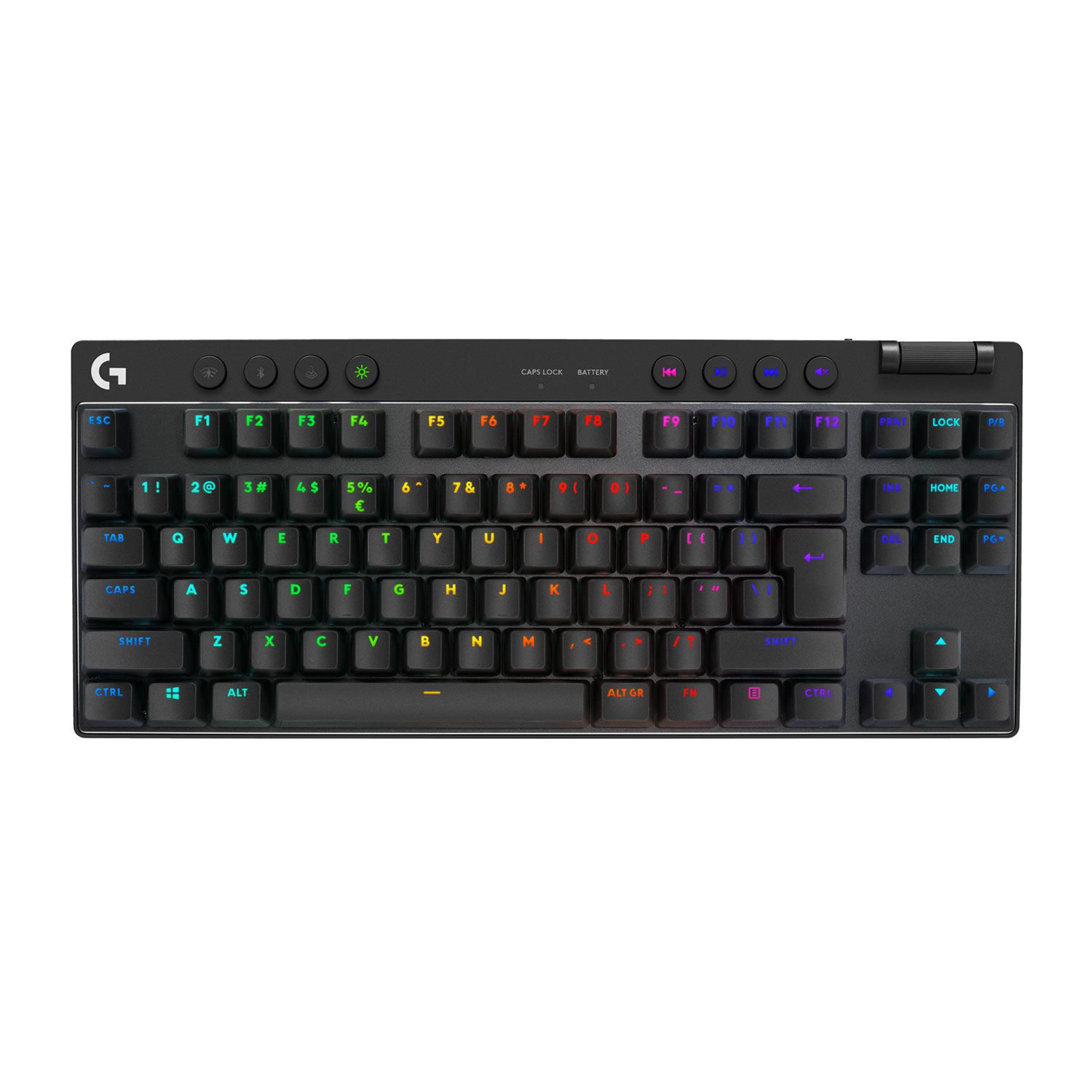 Logitech Gaming Keyboard G Pro X TKL Black Lightspeed US Tactile