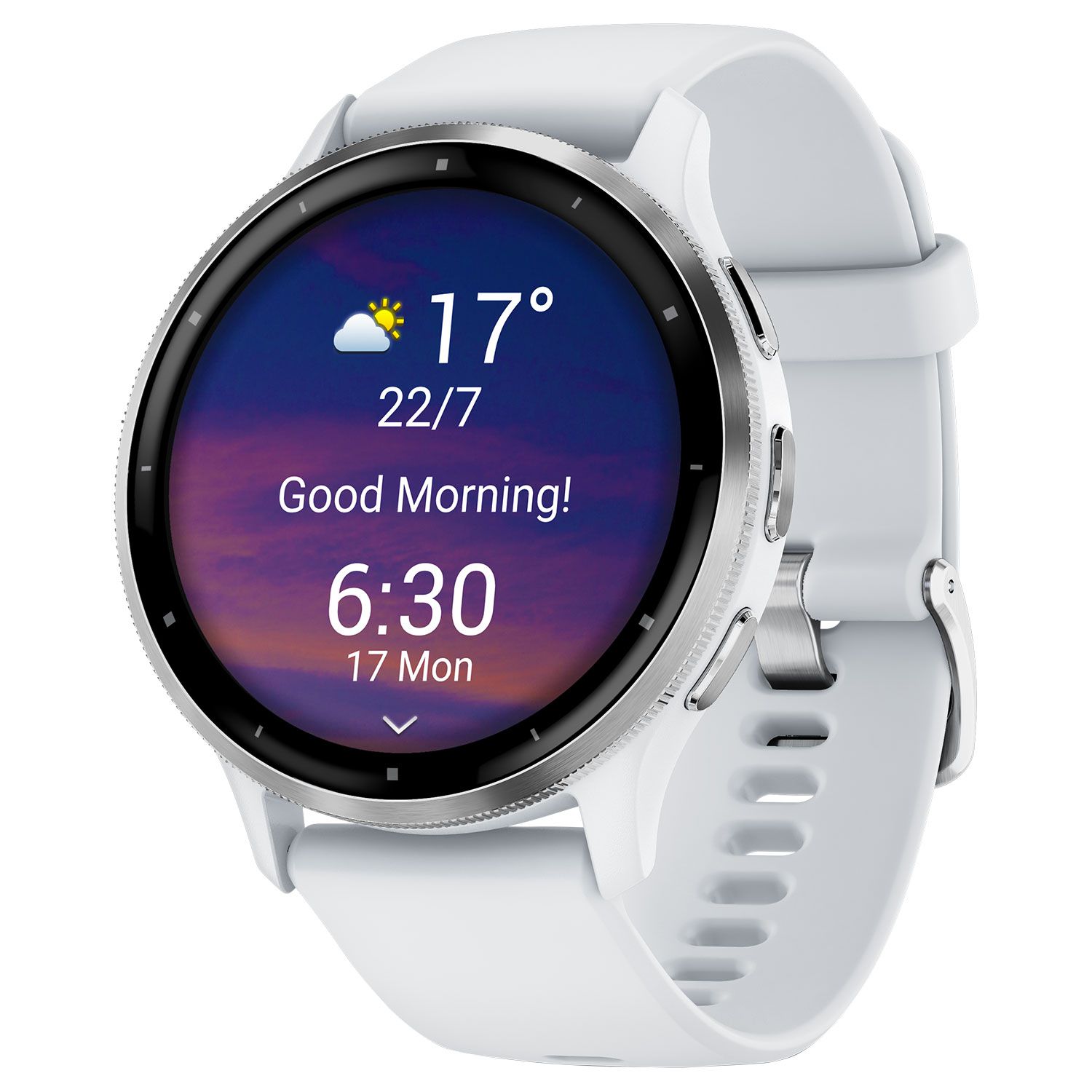 Garmin Venu 3 Silver with Whitestone