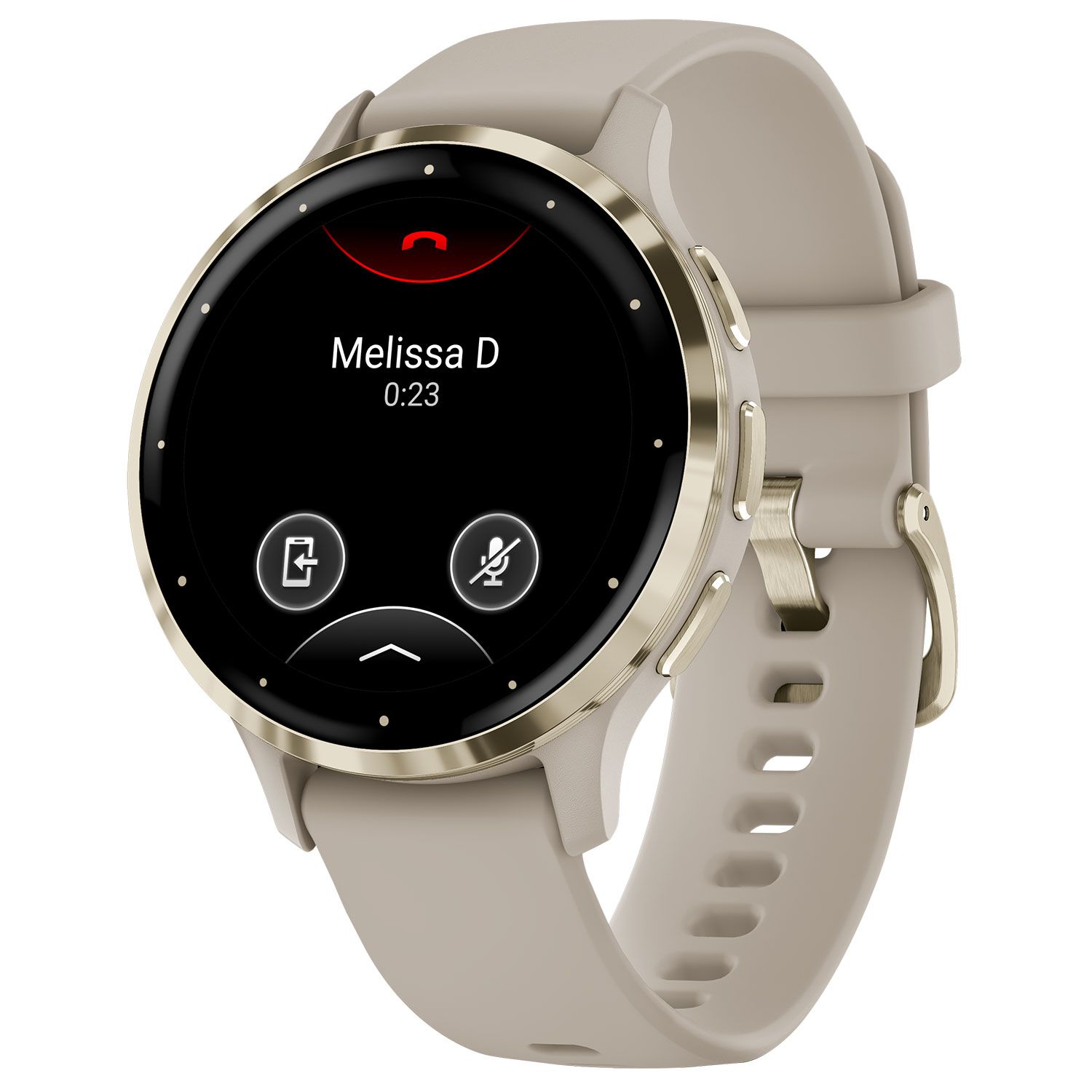 Garmin Venu 3S Soft Gold with French Gray