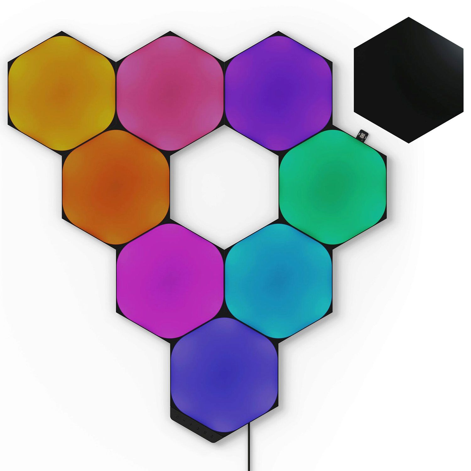 Nanoleaf Shapes Limited Edit. Black Hexagons Starter Kit 9Pack