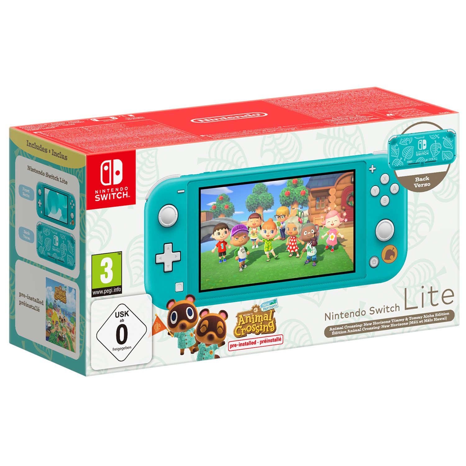 Nintendo Switch Lite Turquoise Timmy & Tomy's Aloha Edition