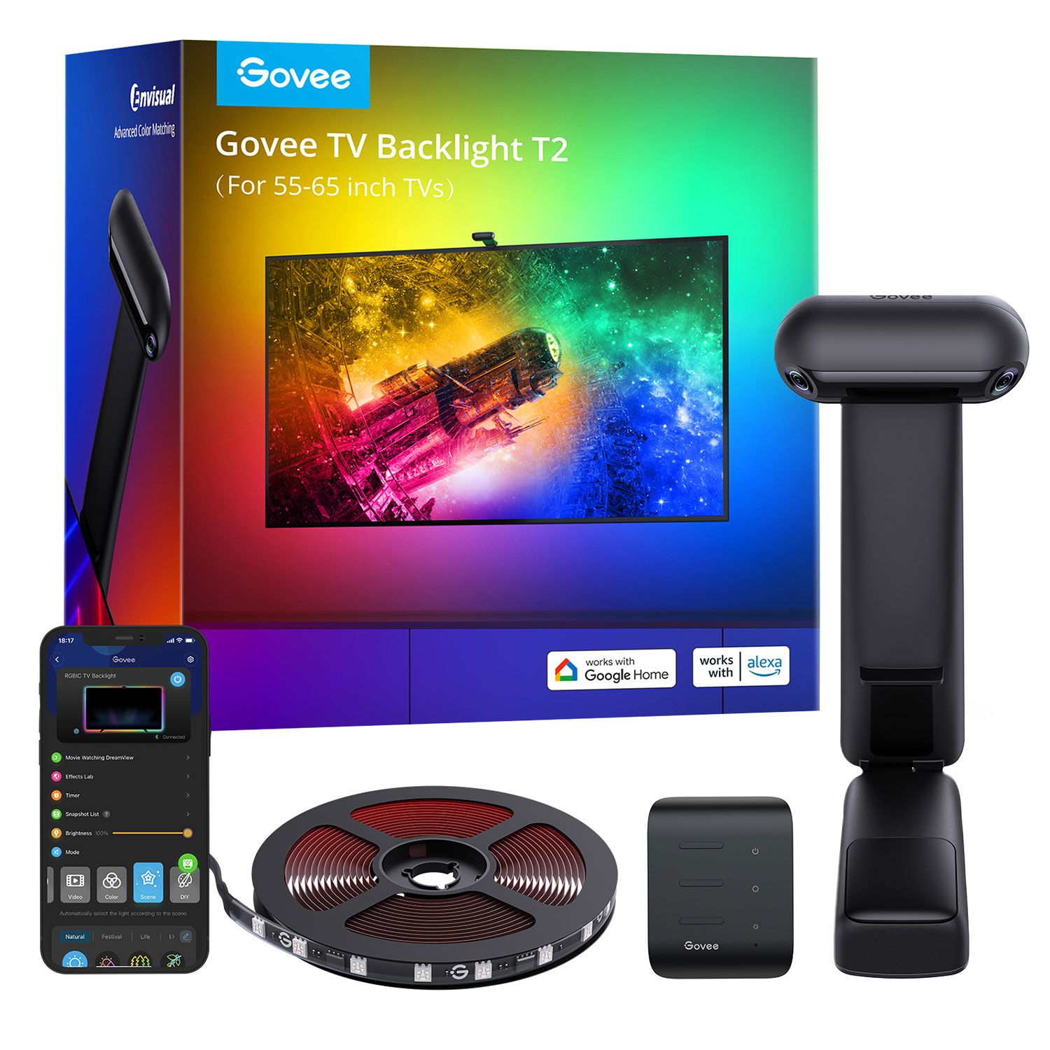 Govee TV Backlight T2 55-65 inches