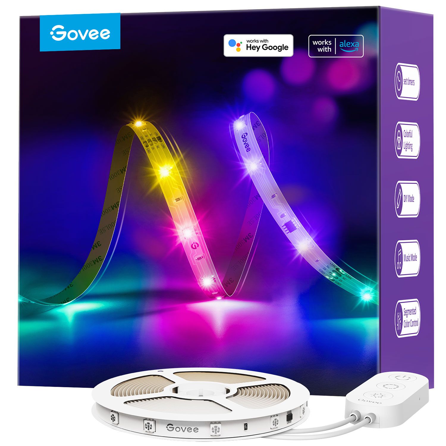 Govee LED Basic Strip Light RGBIC 5m