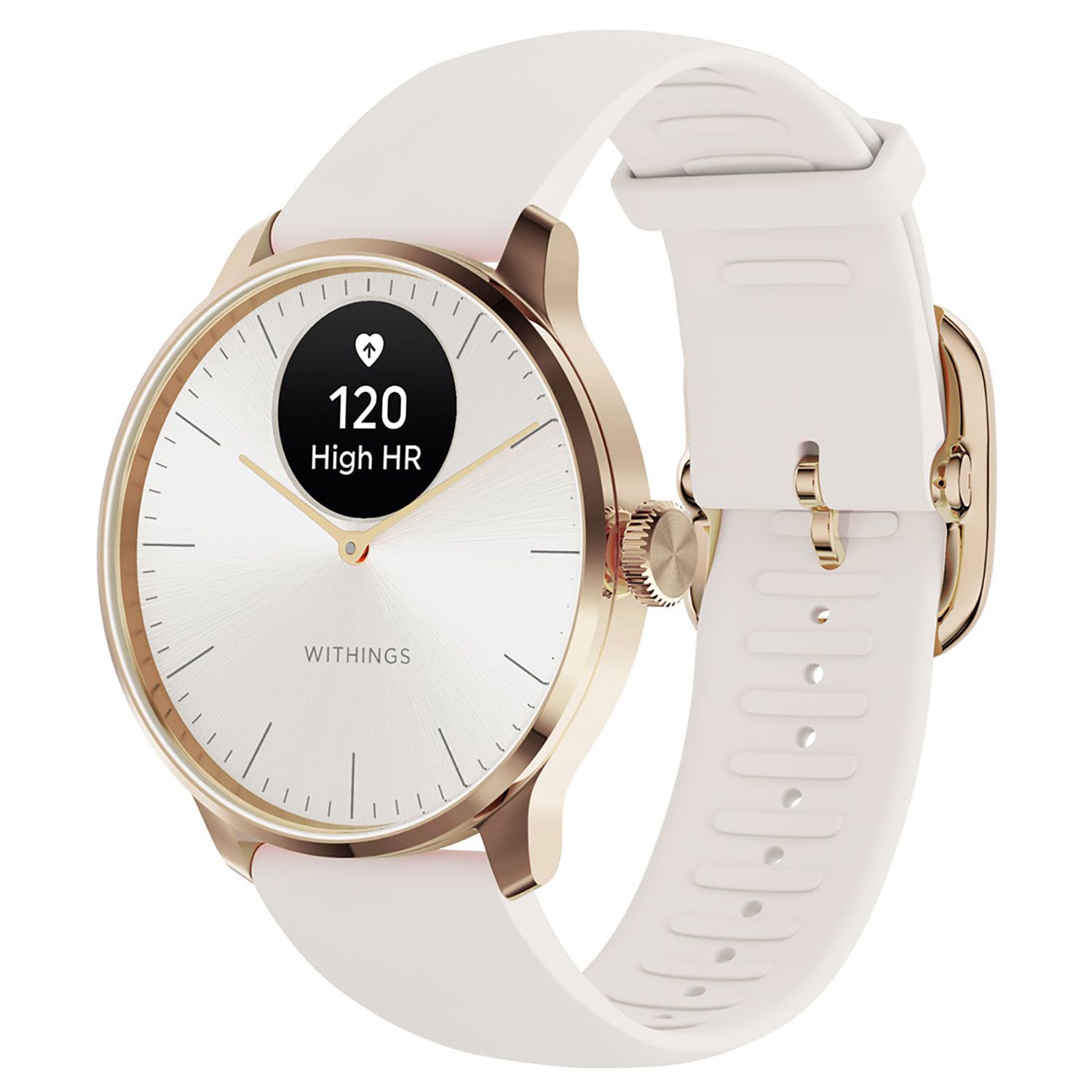 Withings Scanwatch Light 37mm White & Rose Gold