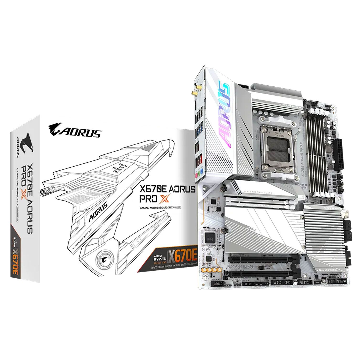 Gigabyte Motherboard X670E AORUS PRO X (X670E/AM5/DDR5)