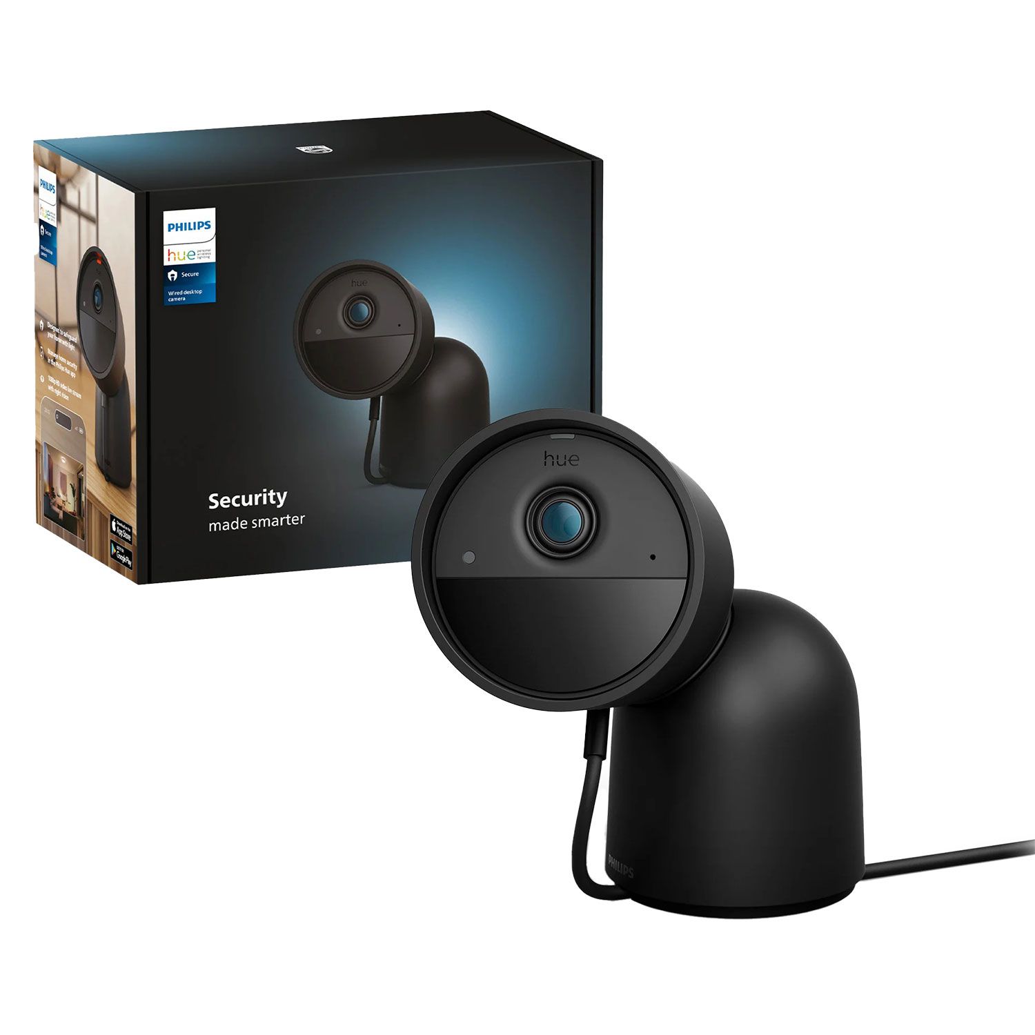 Philips IP Camera Wired wStand Black