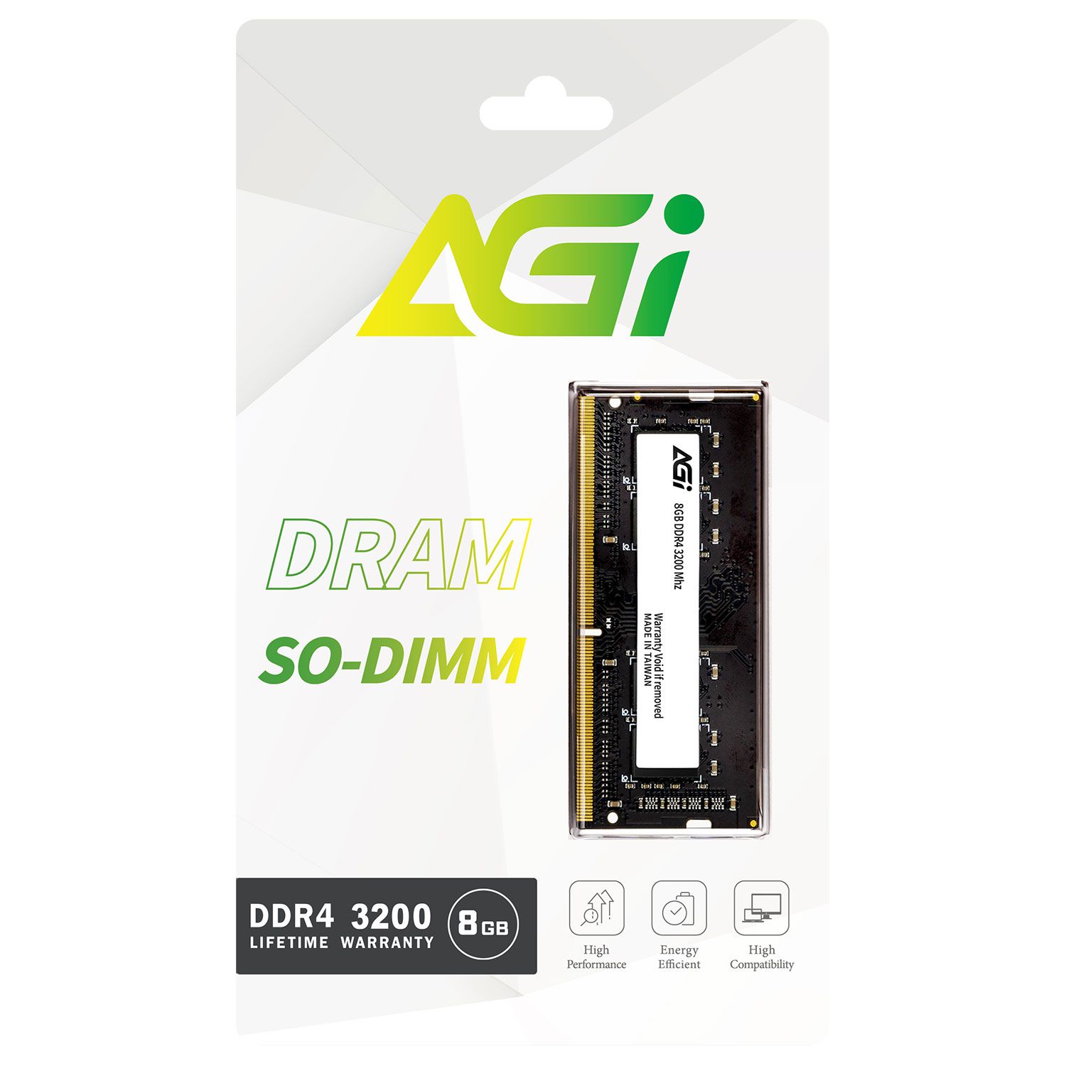 AGI Laptop RAM SO-DIMM 8GB 3200MHz DDR4 SO-DIMM