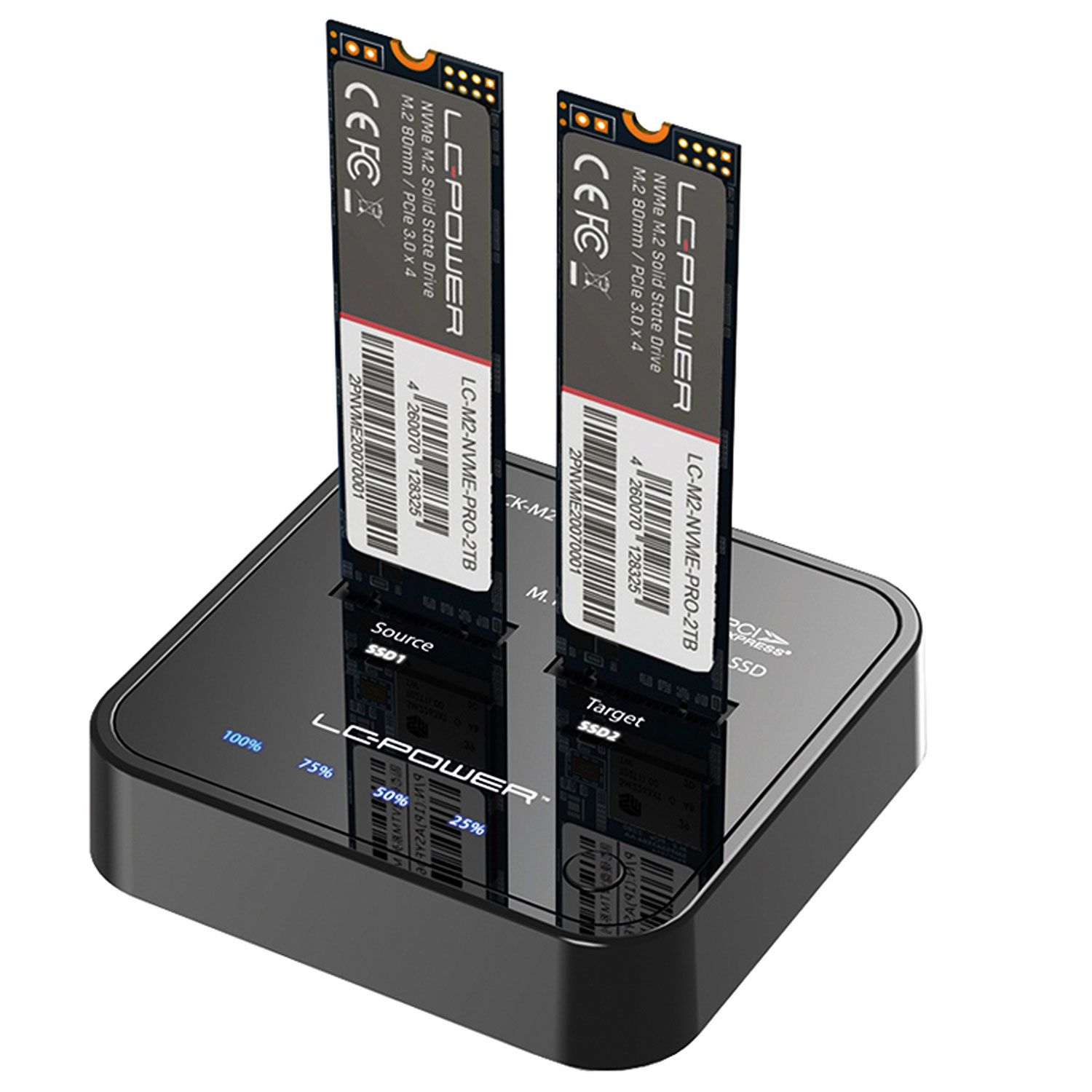 LC-Power Docking Station NVMe M.2 SSD