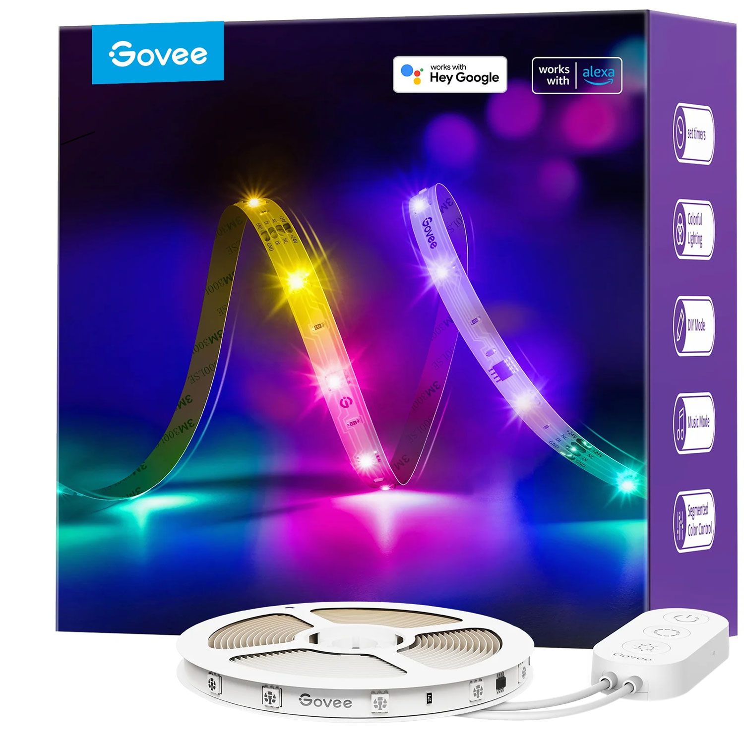 Govee LED Light Strip RGBIC Basic 10m