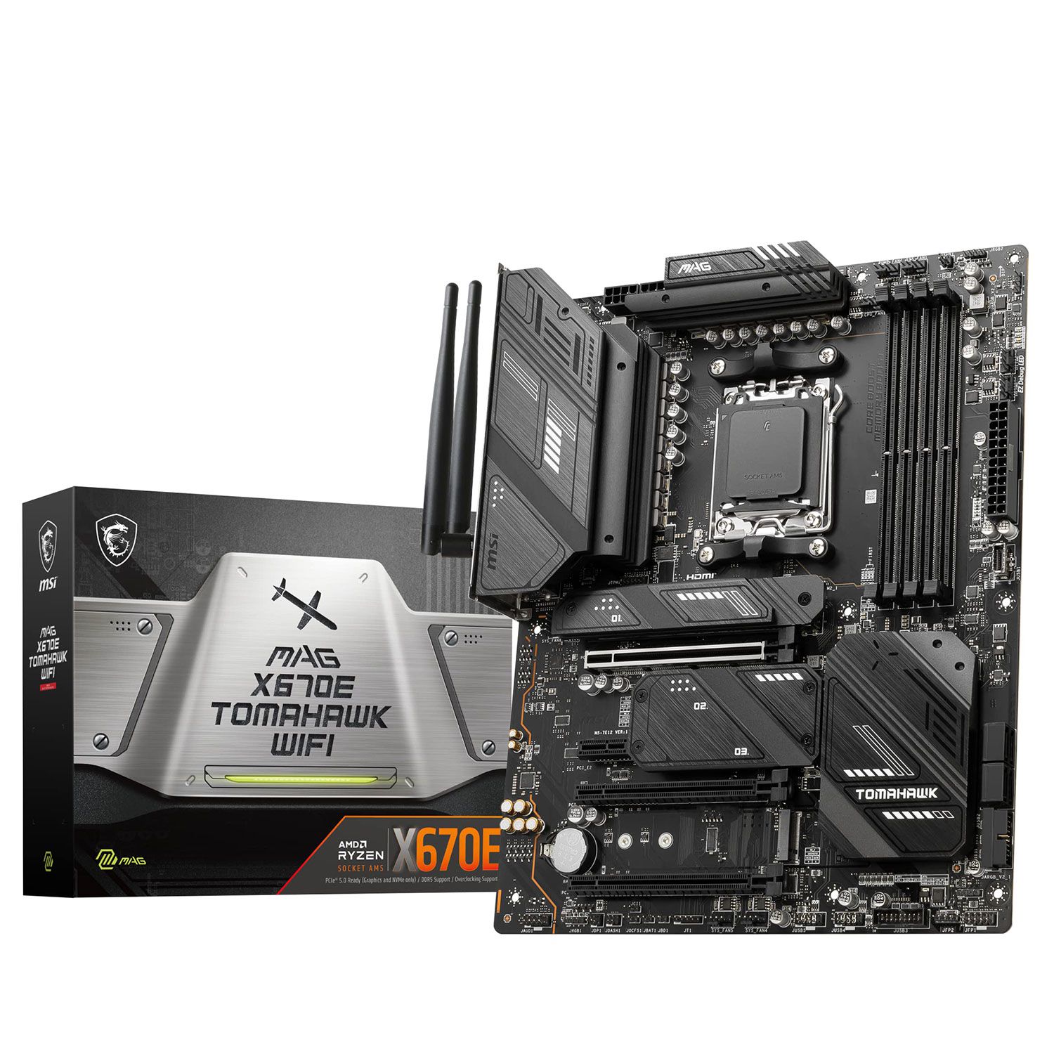 MSI Motherboard X670E MAG TOMAHAWK WIFI (X670/AM5/DDR5)