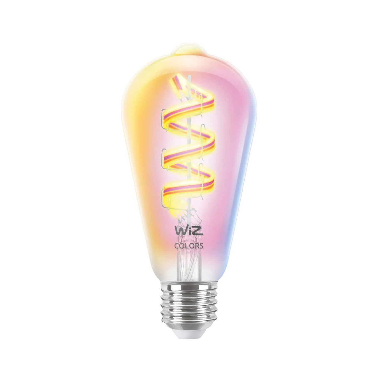 Wiz Smart Wi-Fi Clear Bulb ST64 E27 40W RGB
