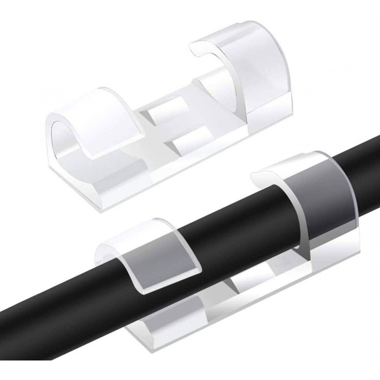 PowerTech Σετ Οργανωτές Καλωδίων (20 τεμάχια)