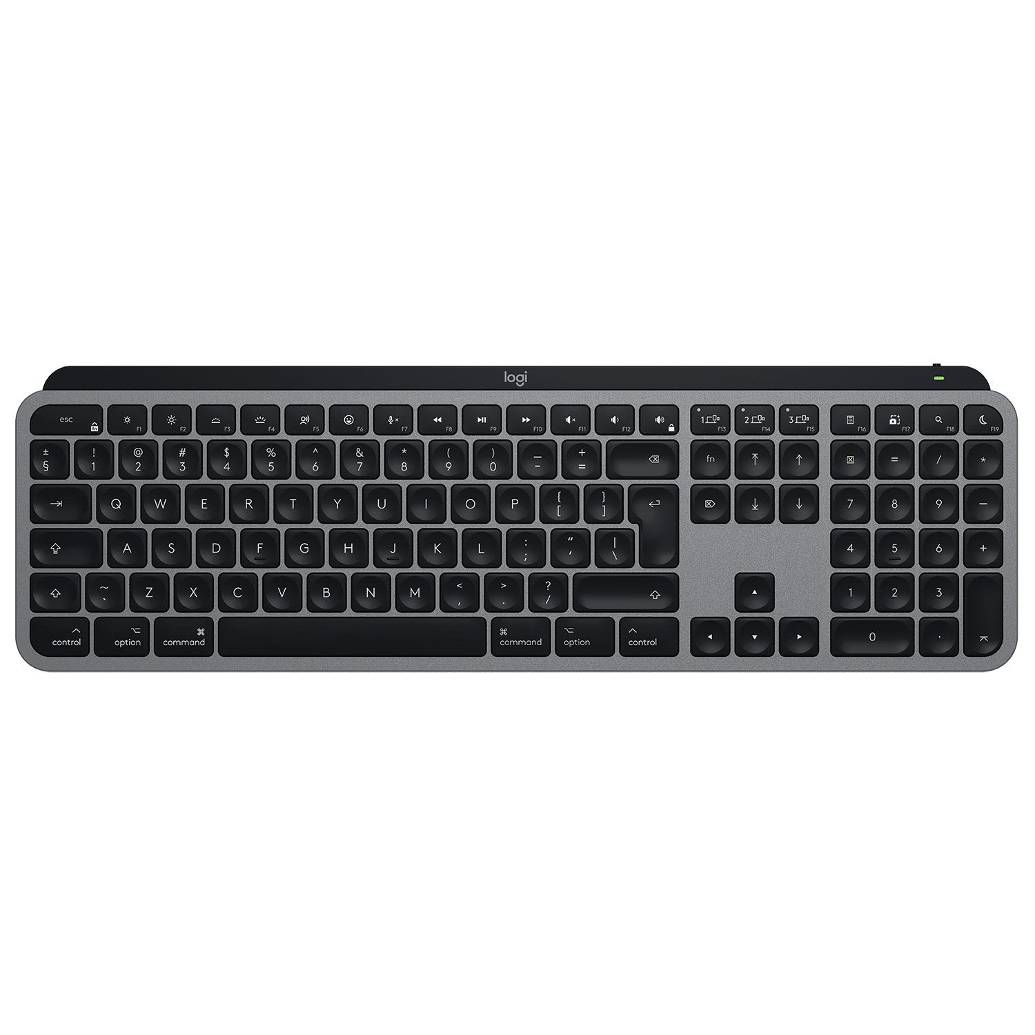 Logitech Πληκτρολόγιο MX Keys S Graphite for Mac