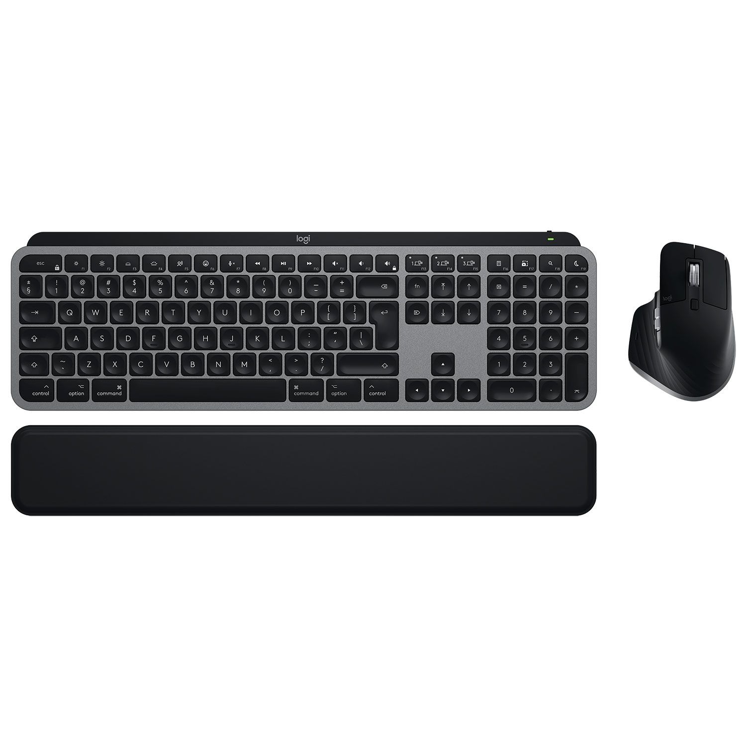 Logitech Πληκτρολόγιο-ποντίκι MX Keys S Combo Graphite Mac