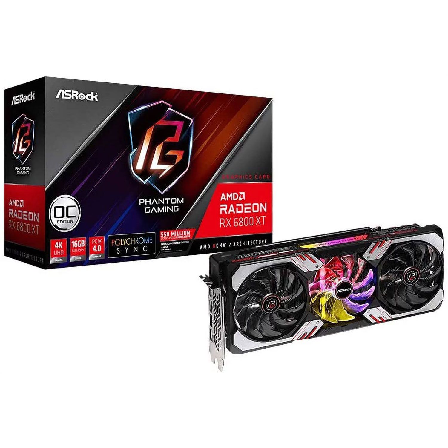 Asrock VGA Radeon RX 6800 XT Phantom Gaming OC 16 GB