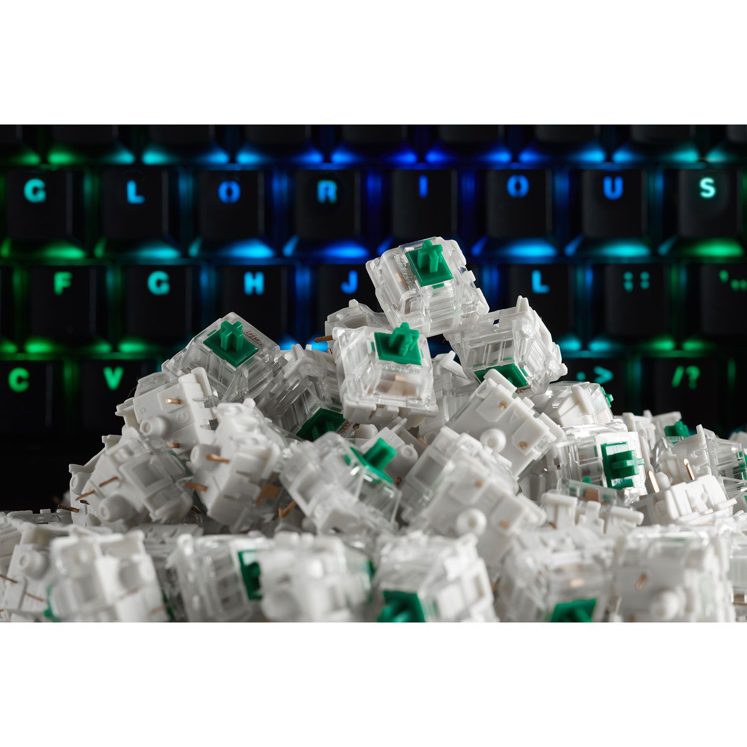 Glorious Gateron Mechanical Keyboard Switches Green