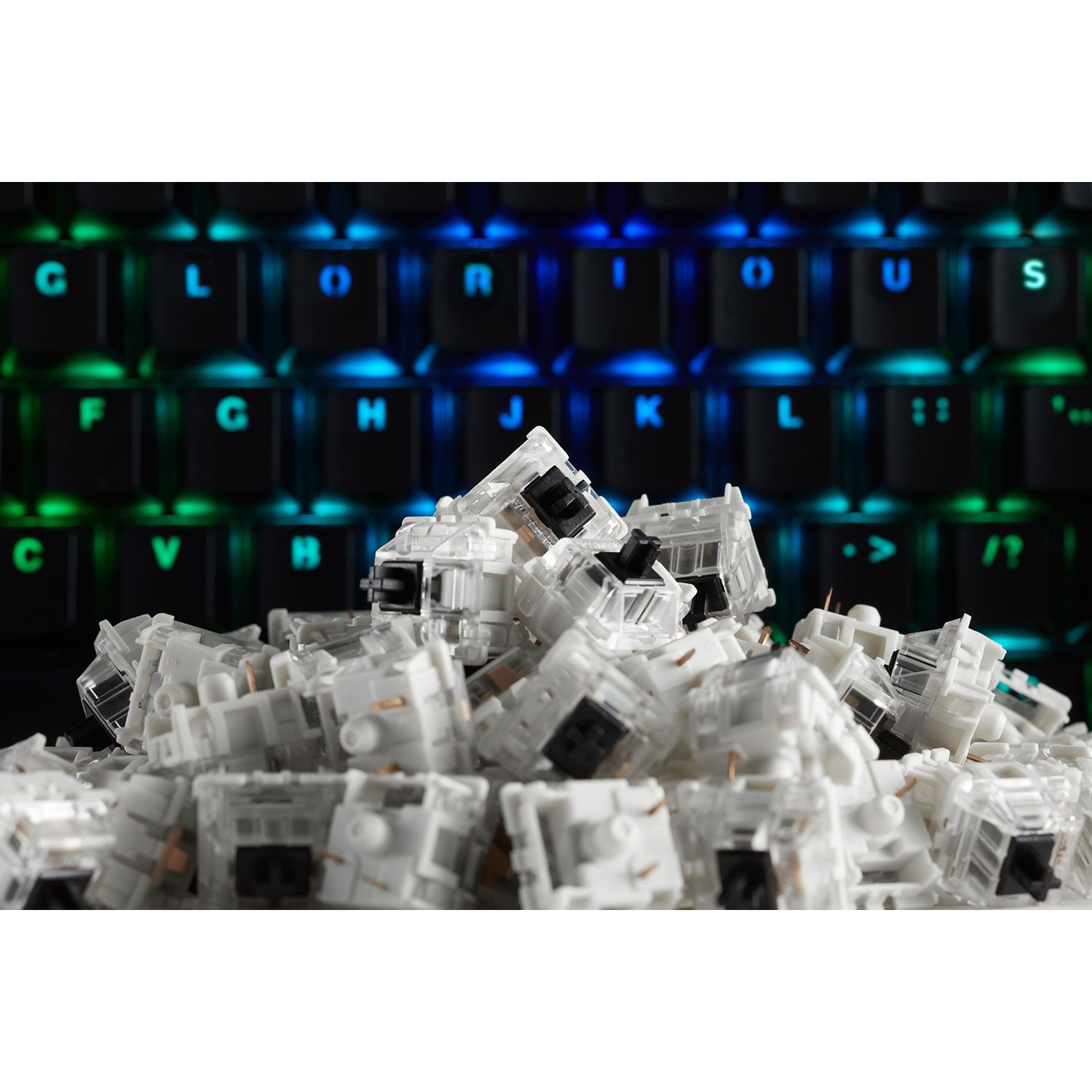 Glorious Gateron Mechanical Keyboard Switches Black