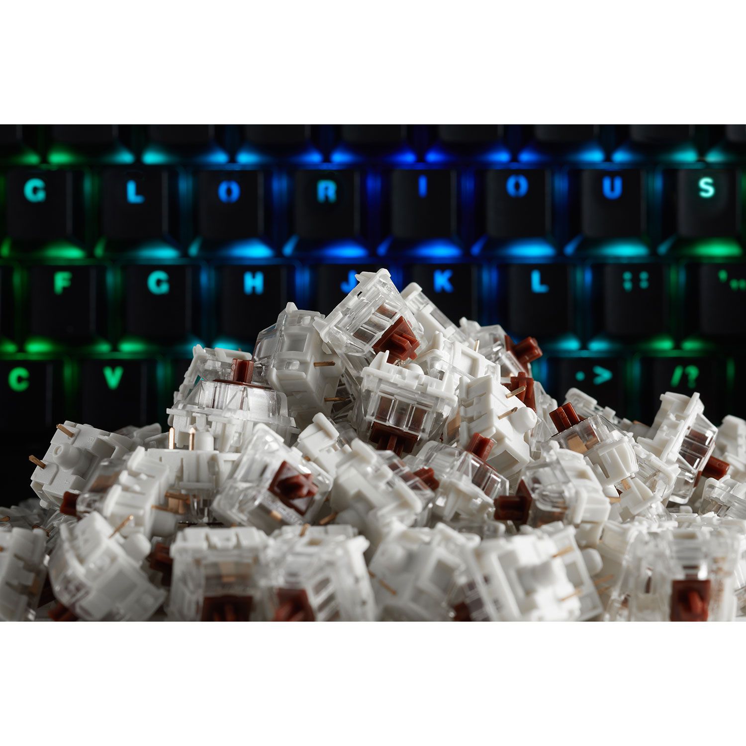 Glorious Gateron Mechanical Keyboard Switches Brown