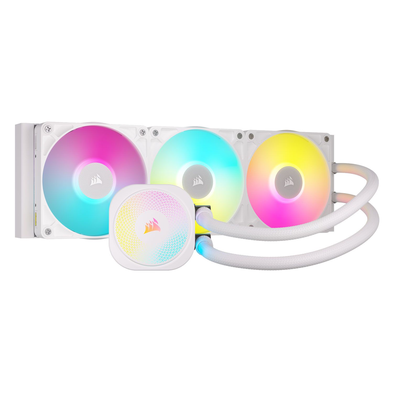 Corsair CPU Cooler Hydro Titan RX360 iCue RGB White