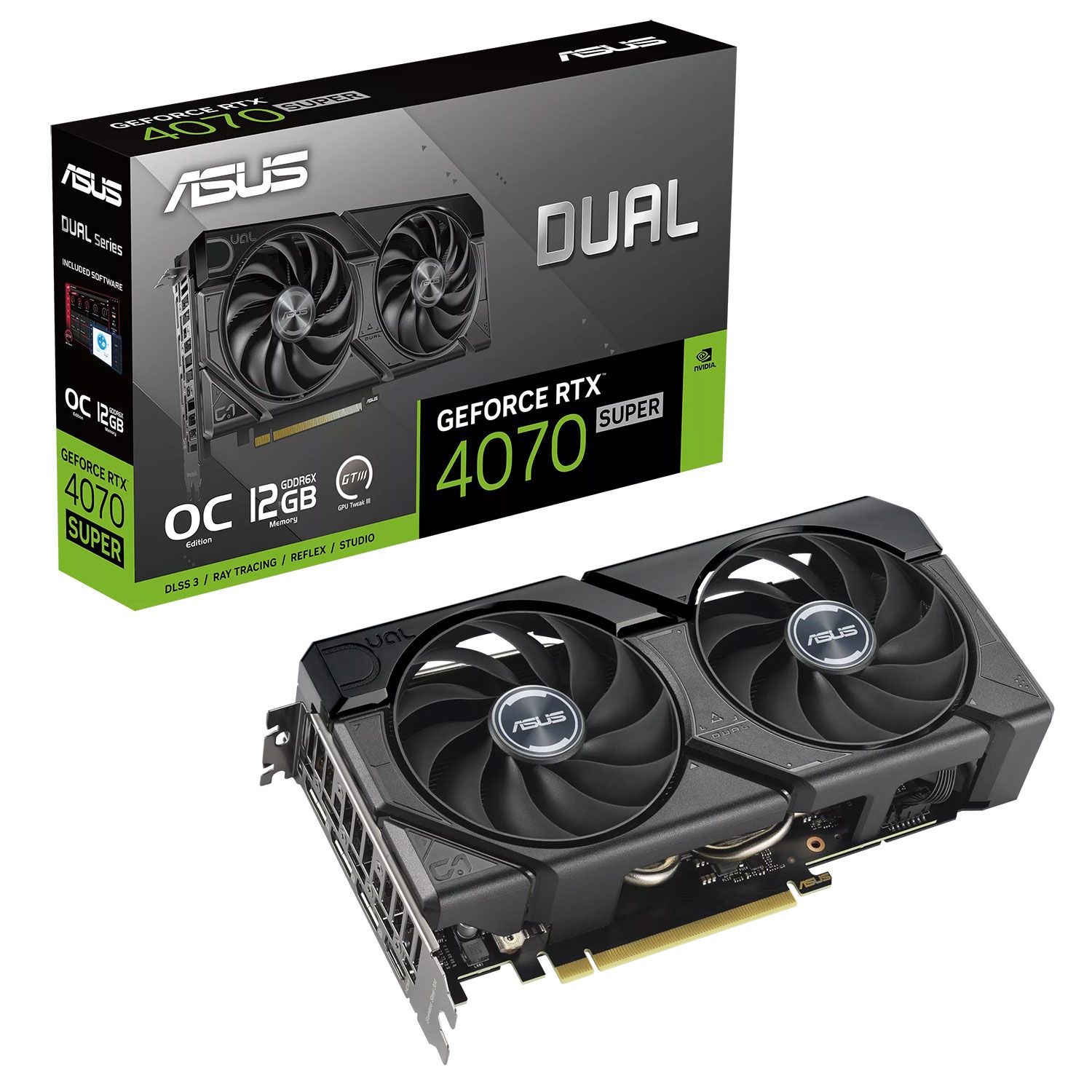 Asus VGA GeForce RTX 4070 SUPER DUAL EVO OC 12 GB