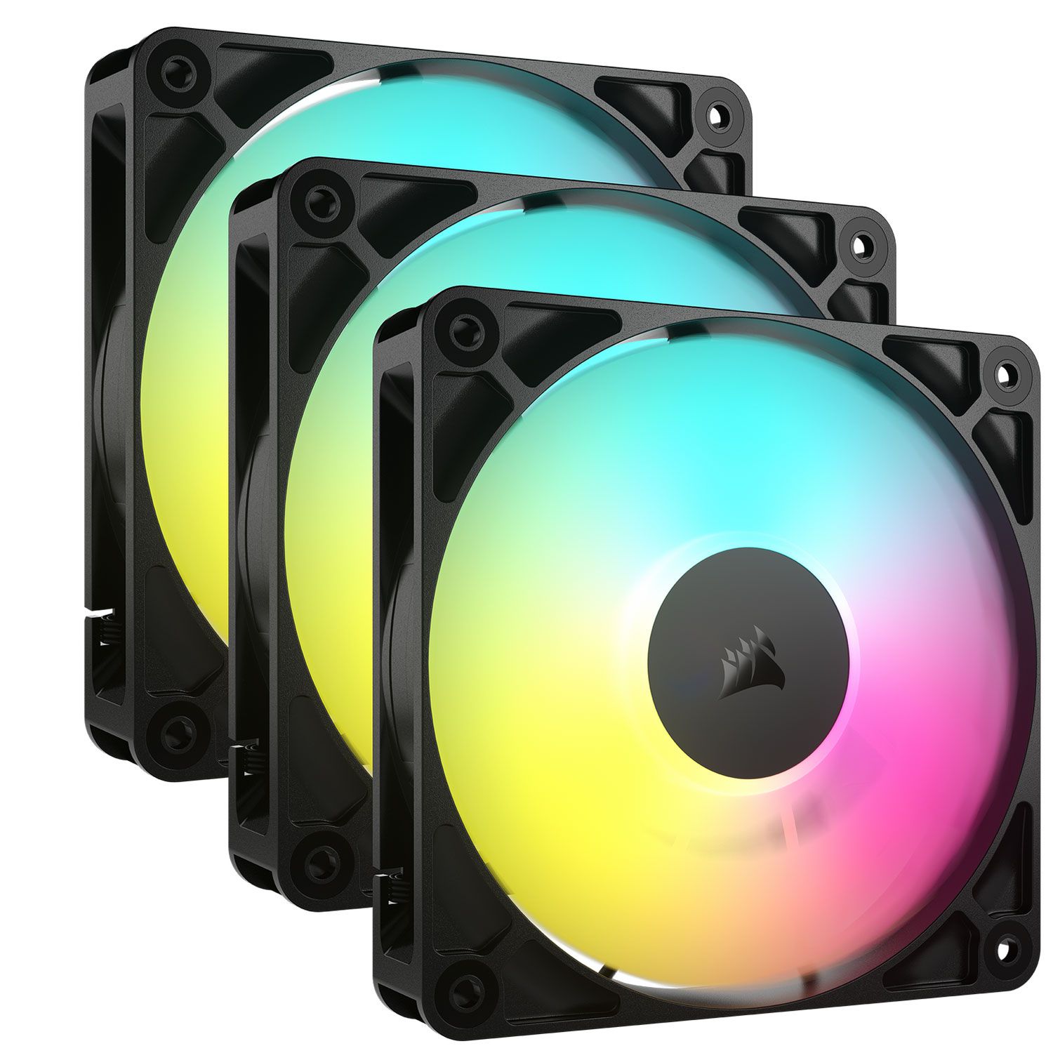 Corsair Fan RS120 ARGB Triple Pack Black