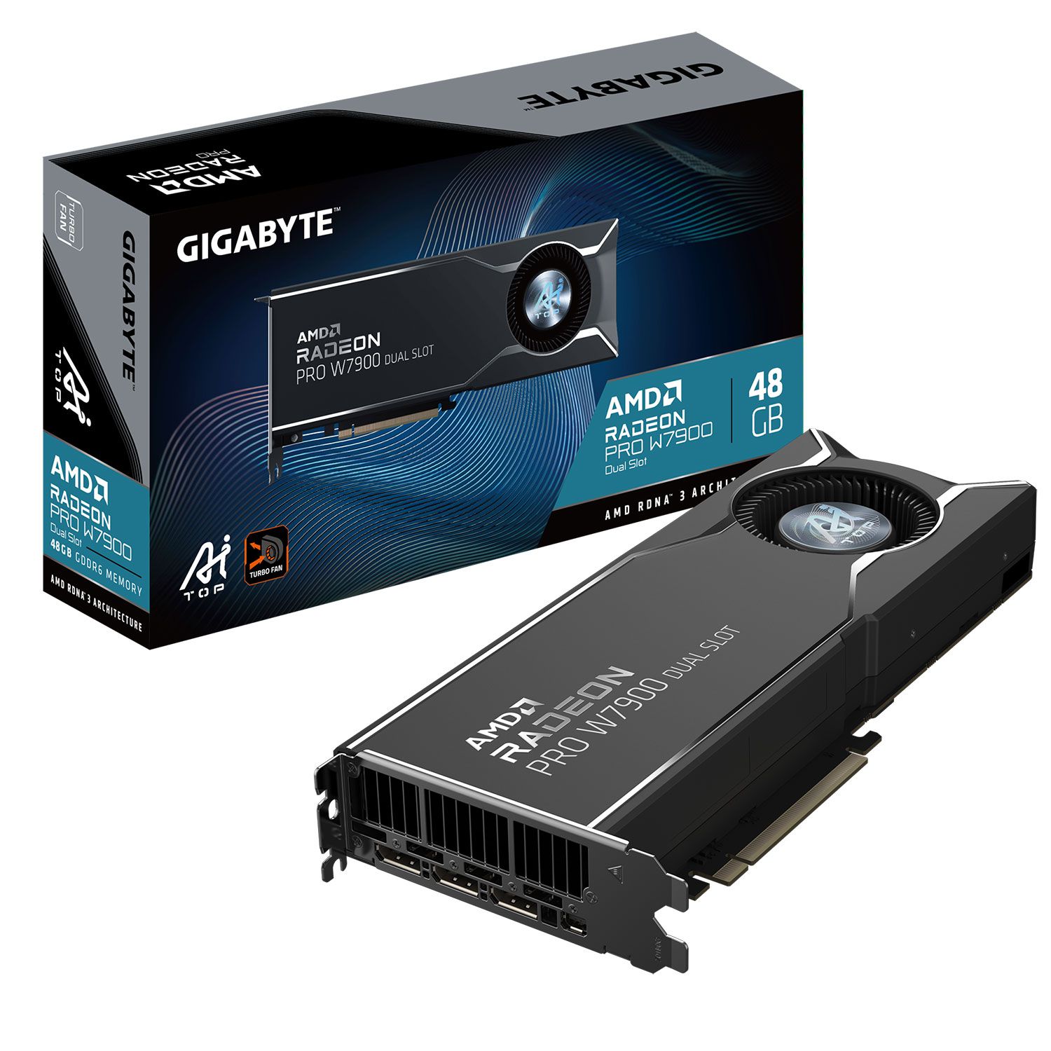 Gigabyte VGA Radeon PRO W7900 DUAL SLOT AI TOP 48 GB