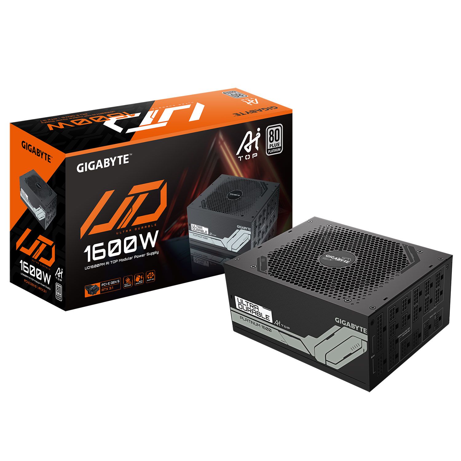 Gigabyte PSU UD Series 1600 W 80+ Platinum AI TOP PG5
