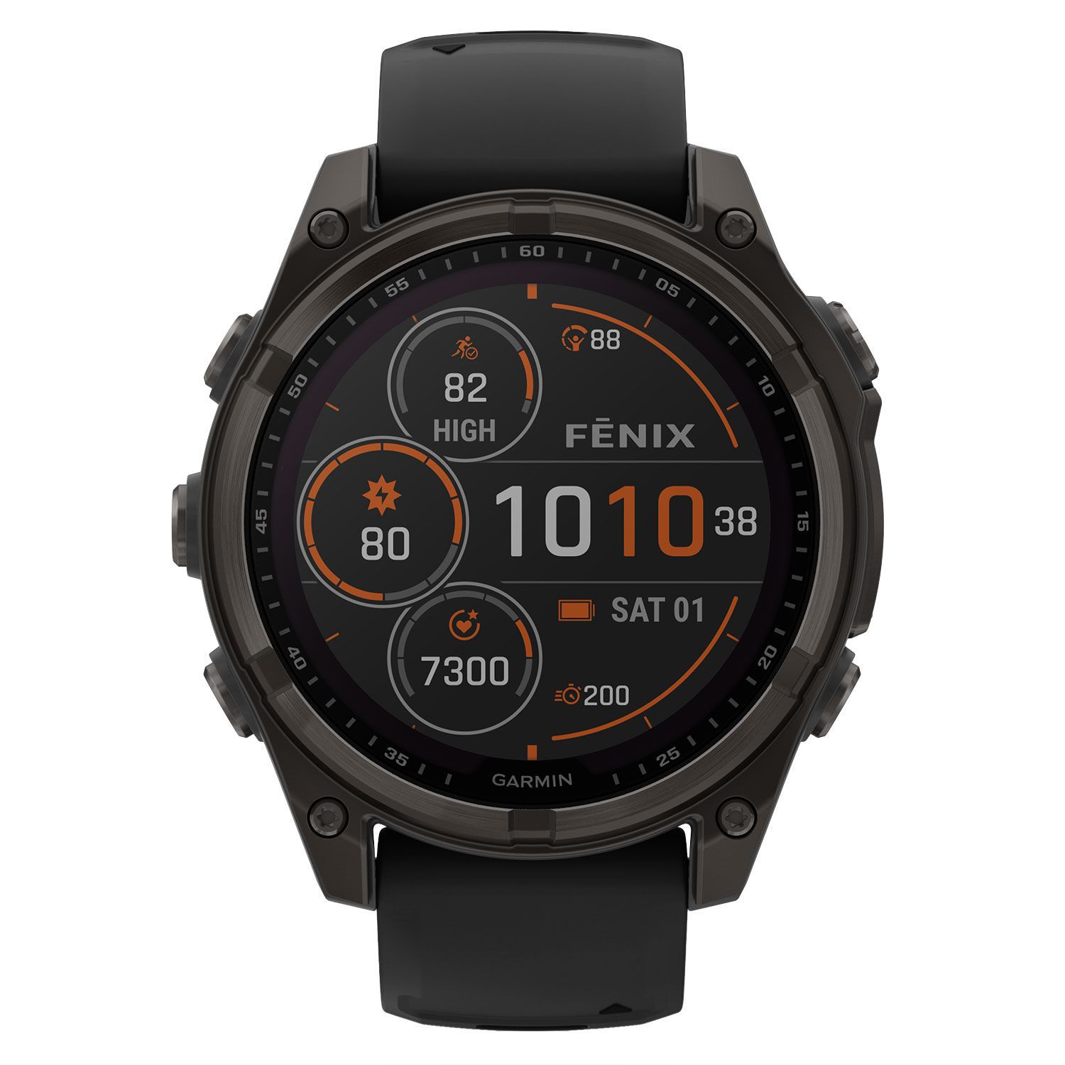Garmin Fenix 8 47mm Solar Sapphire Titanium Carbon/Black