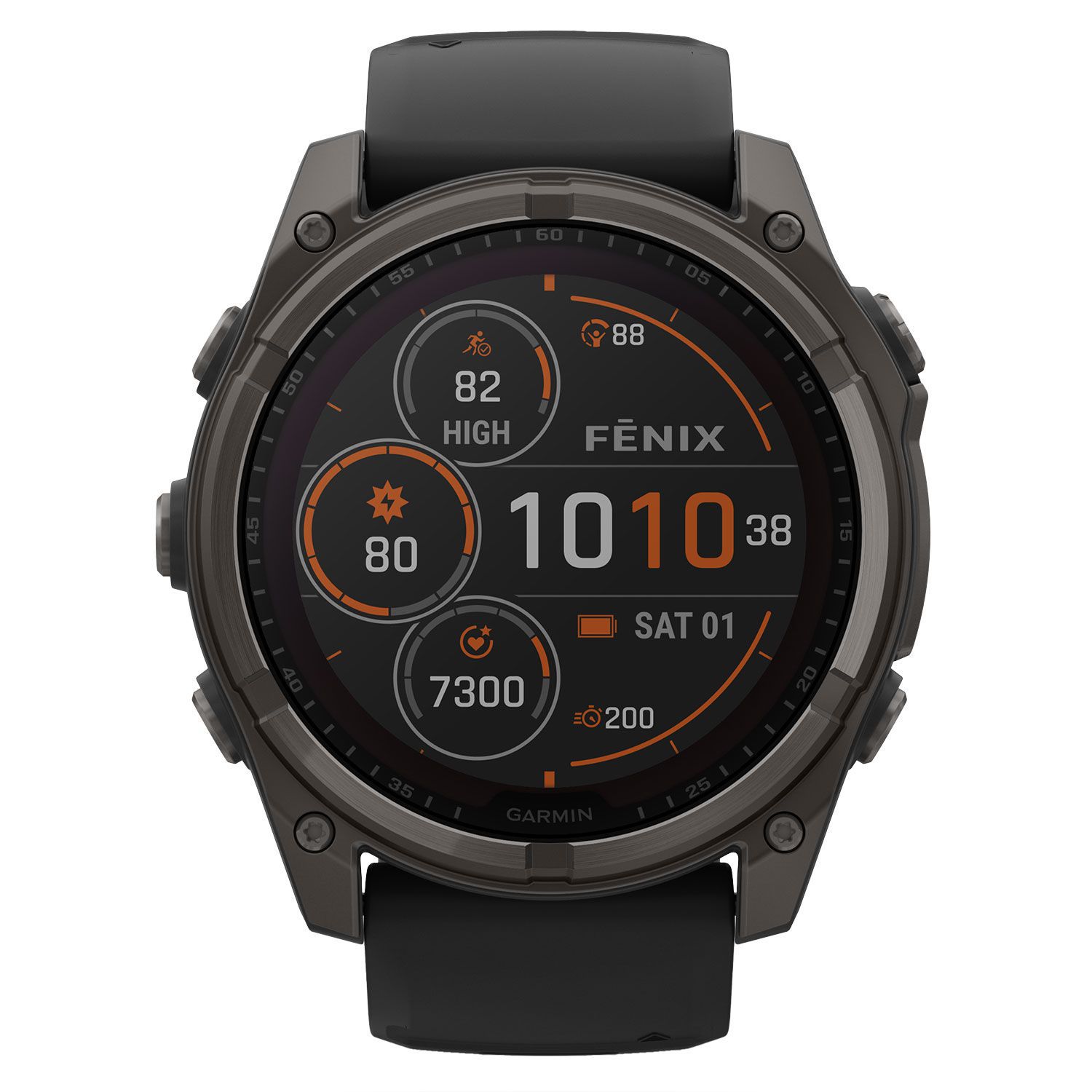 Garmin Fenix 8 51mm Solar Sapphire Titanium Carbon/Black