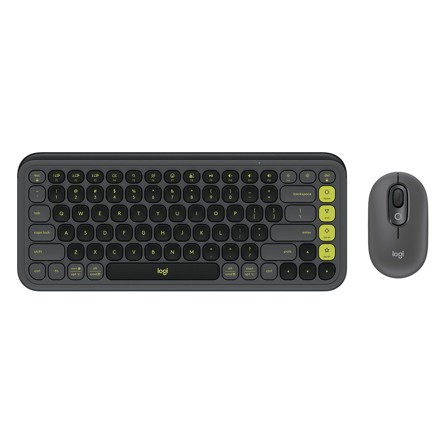 Logitech Πληκτρολόγιο-ποντίκι Pop Icon Graphite Combo