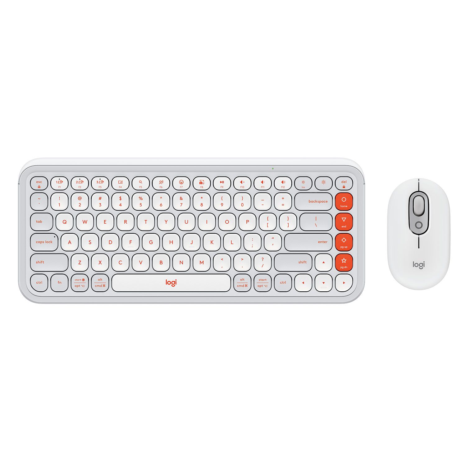 Logitech Πληκτρολόγιο-ποντίκι Pop Icon Off White Combo