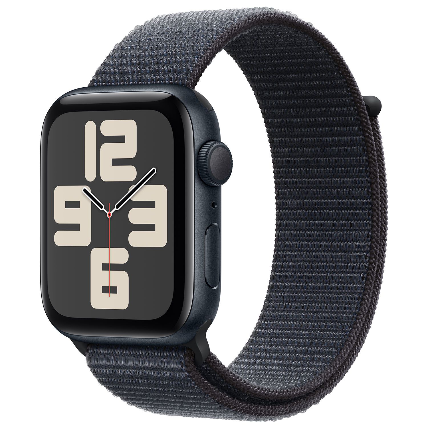 Apple Watch SE 44mm Midnight Aluminium Case with Ink Sport Loop