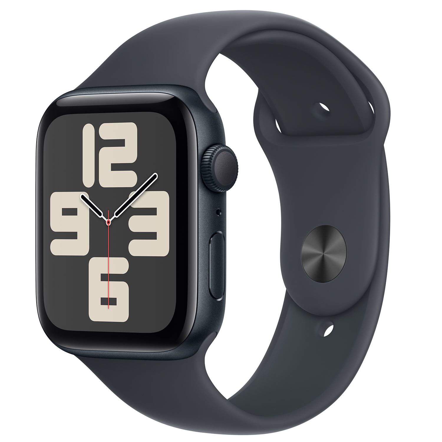 Apple Watch SE 44mm Midnight Aluminium Case with Midnight Sport Band M/L