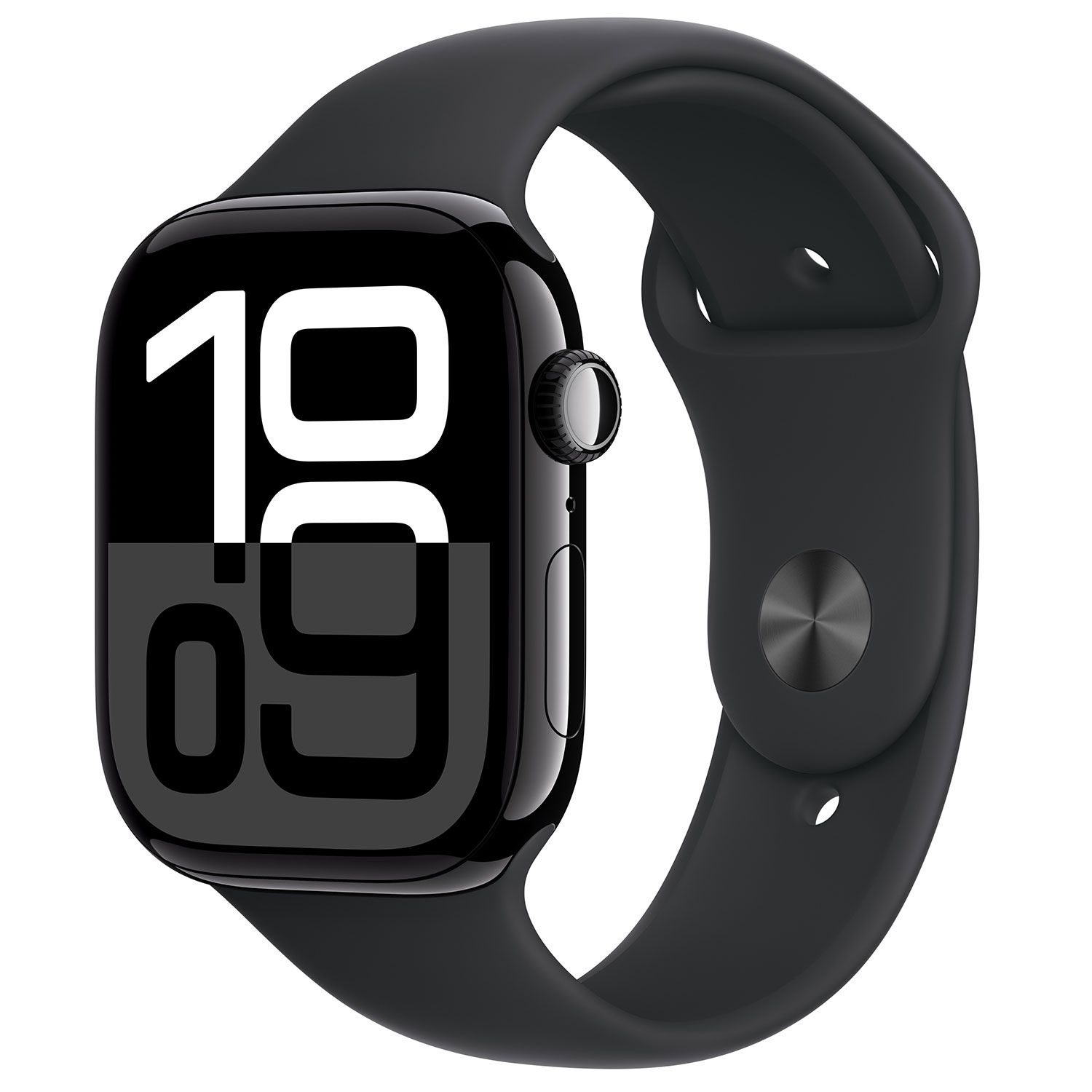 Apple Watch Series 10 46mm Jet Black Aluminum Case S/M