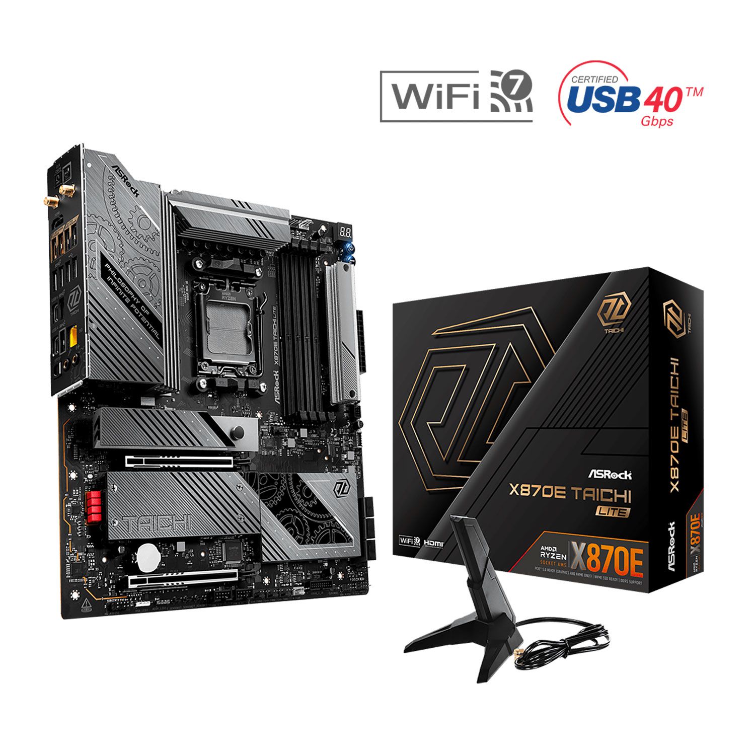 Asrock Motherboard X870 TAICHI LITE (X870/AM5/DDR5)