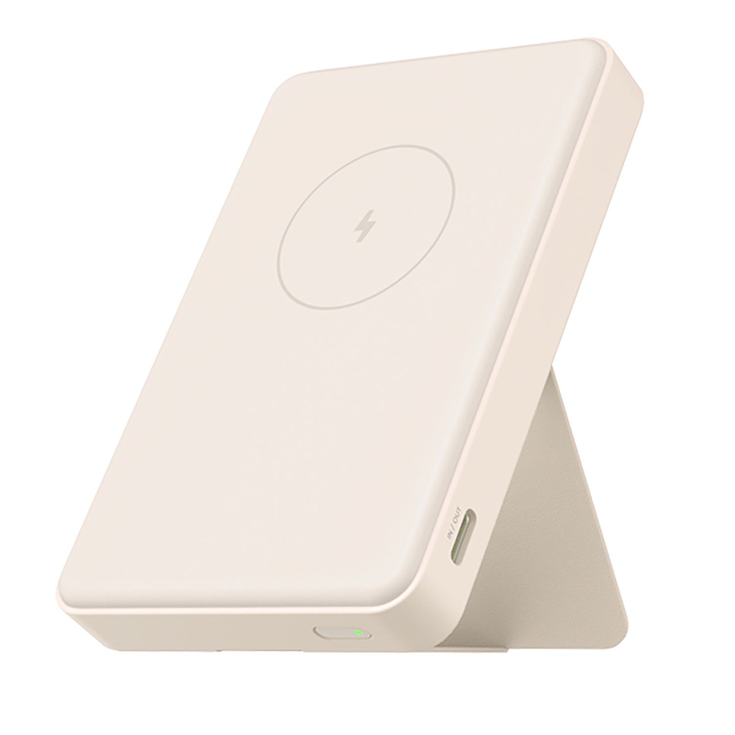 Xiaomi Powerbank με ασύρματη φόρτιση 6000 mAh 2 Θέσεων 15W Beige