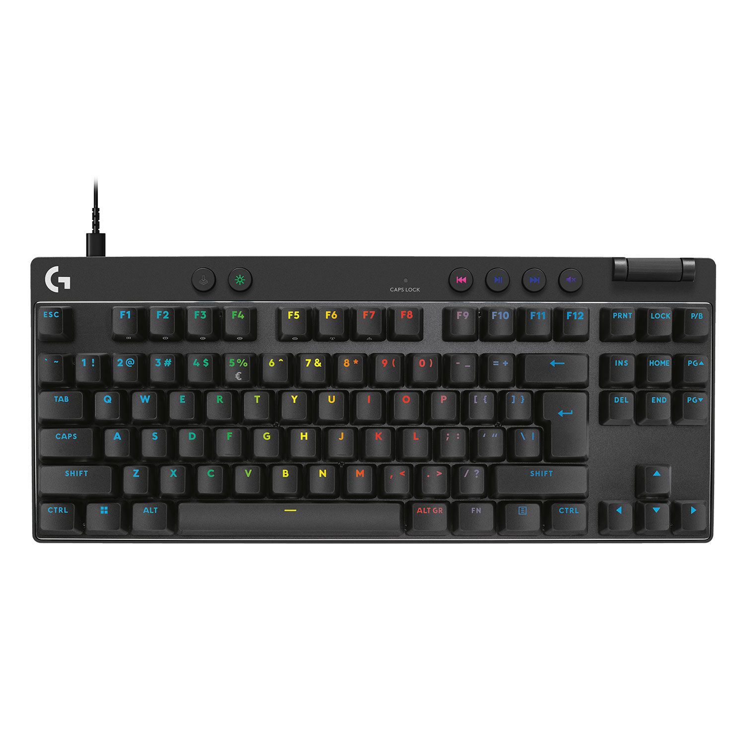 Logitech G Πληκτρολόγιο PRO X TKL Rapid Black