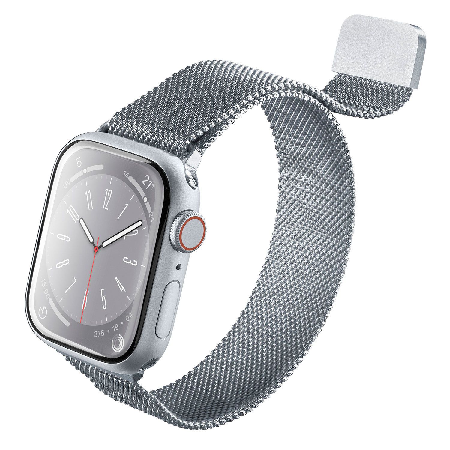 Cellularline Steel Band AppleWatch 38/40/41mm Siver