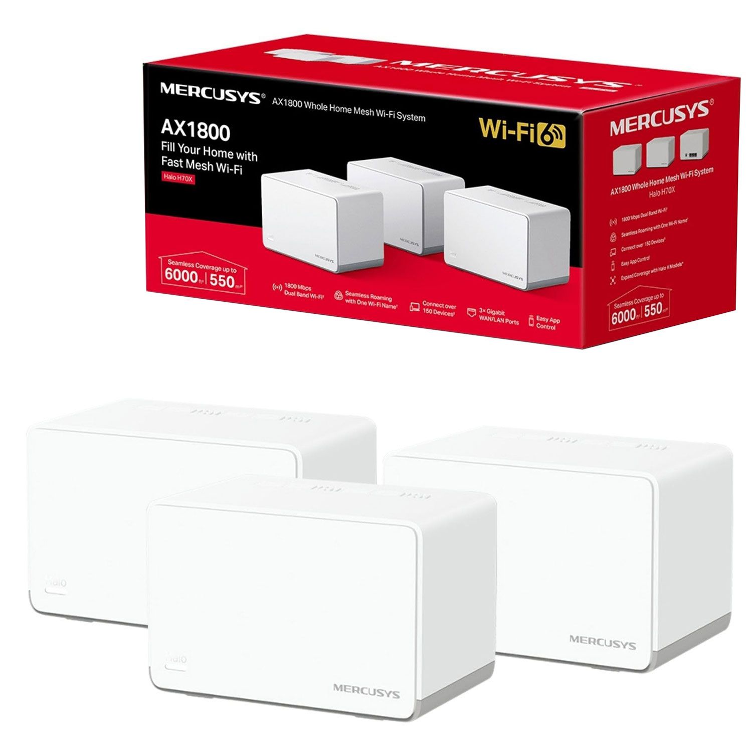 Mercusys Halo H70X (3-pack)