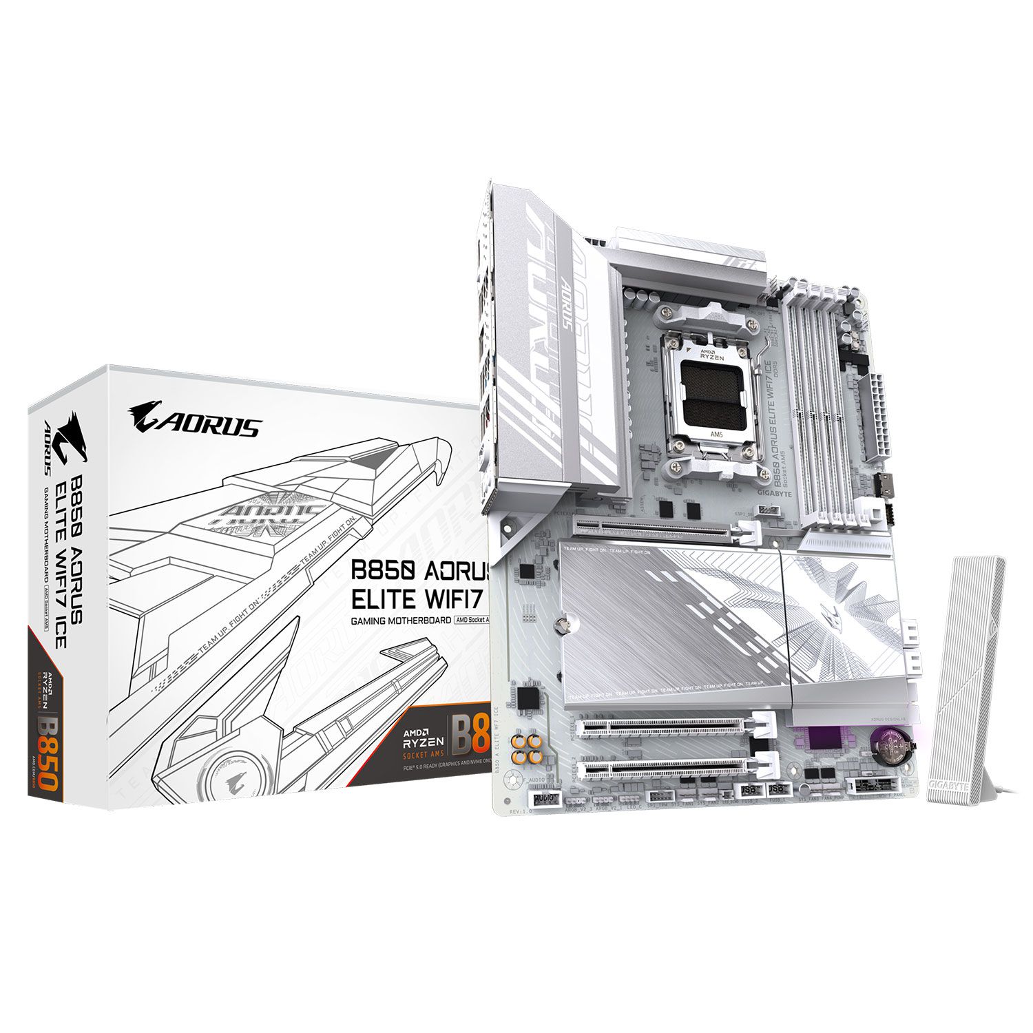 Gigabyte Motherboard B850 Aorus Elite Ice WIFI7